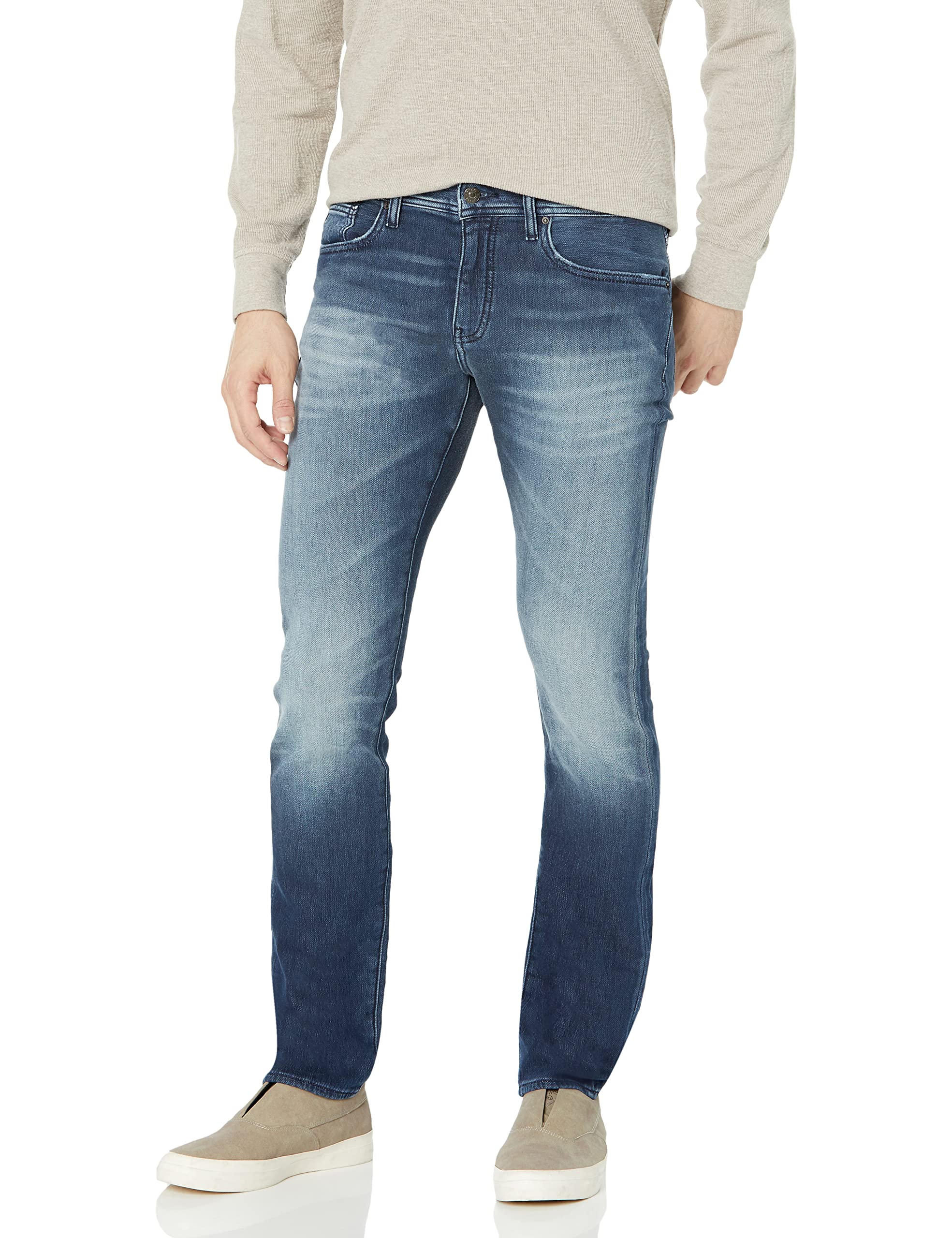 ARMANI EXCHANGE Men's Slim Fit Stretch Denim Jeans - Comfortable & Stylish for Casual Wear, Office & Night Out