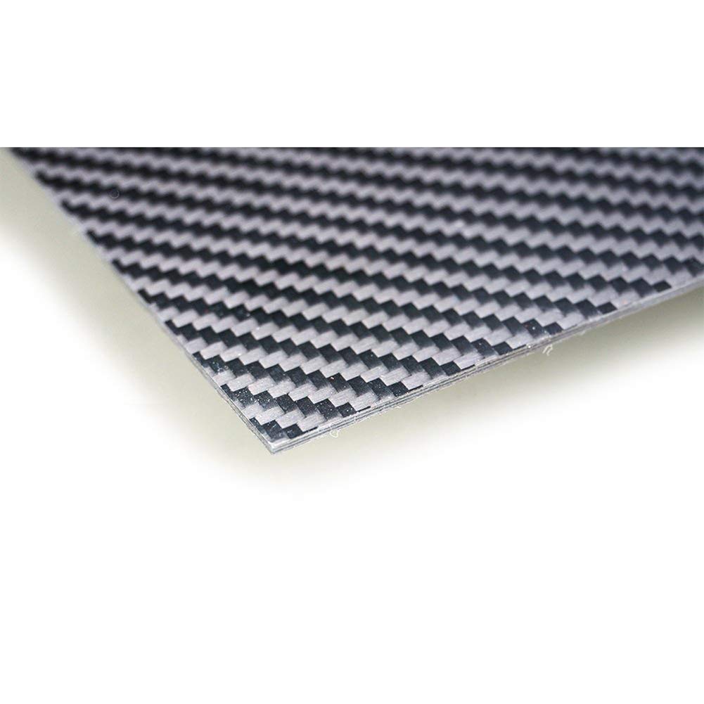500mm x 600mm Carbon Fiber Sheet - 100% Carbon Fiber Laminate Plate Panel with Twill Matte Finish for DIY, Drone Frames, RC Cars & Unmanned Rack - Lightweight & Durable for Aerospace, Automotive & Industrial Applications