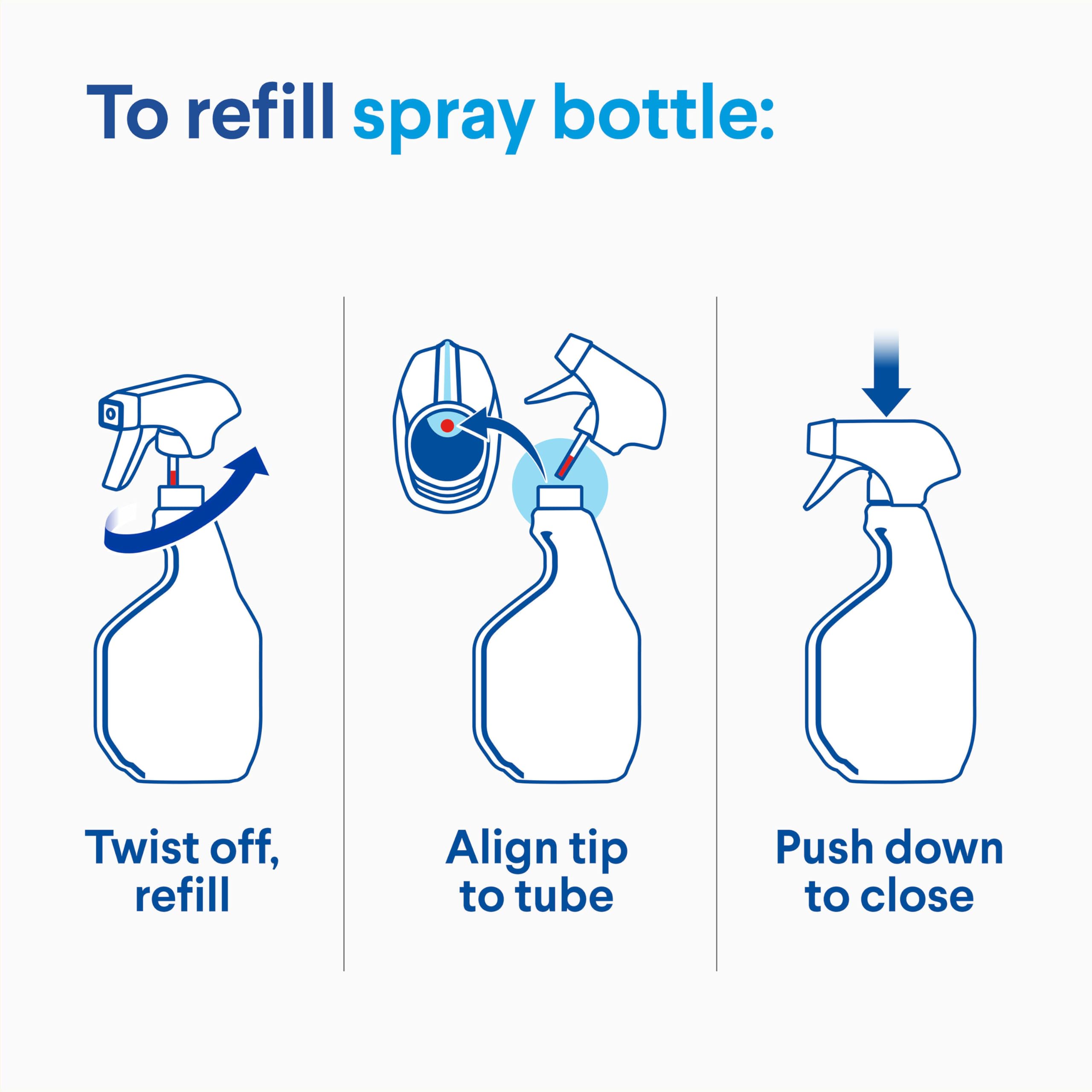 Clorox Fresh Scent Multi-Surface Cleaner Spray - Eliminates Odors & Disinfects for Kitchens, Bathrooms & More | Perfect for Home & Office Cleaning