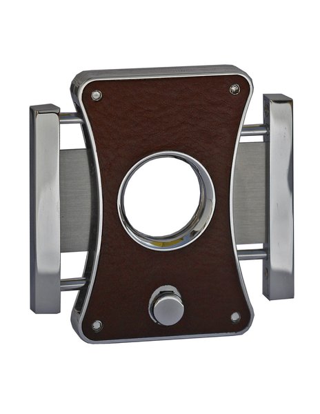 Brizard and Co Elite Series 2 Premium Leather Cigar Cutter - Sharp Stainless Steel Blade for Perfect Cut - Ideal for Cigar Lovers, Gifts & Special Occasions