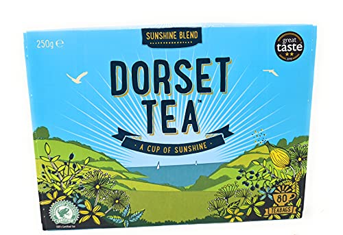 Premium Dorset Tea Bags - 160 Count (2 Packs of 80) | English Breakfast Black Tea | Perfect for Morning Boost, Afternoon Relaxation & Office Brewing