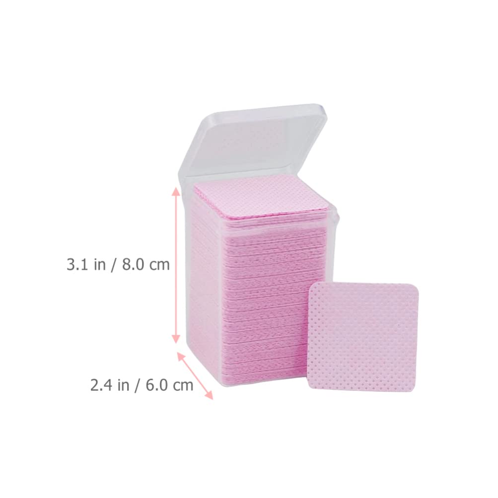 Beaupretty Professional Makeup Wipes & Eyelash Extension Cleanser - Gentle Glue Remover, Lint-Free Nail Pads & Polish Remover Wipes - Perfect for Lash Glue Cleaning & Extension Maintenance - Ideal for Salon, Spa & Home Use