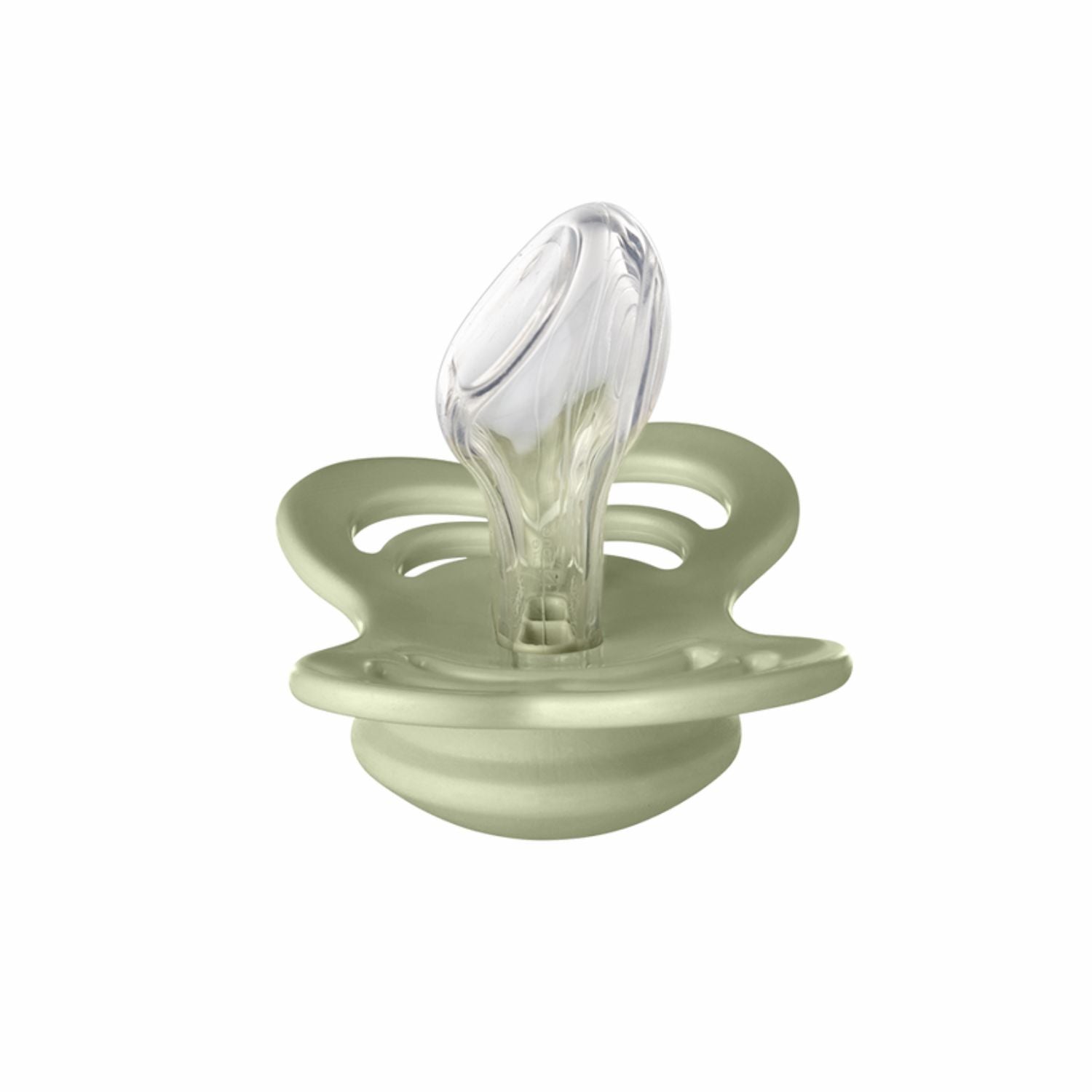 Luxury Couture 2-Pack Baby Pacifiers - Ivory & Sage | Premium Soothing Pacifier Set for Newborns & Infants | Perfect for Nursery, Travel & Everyday Comfort