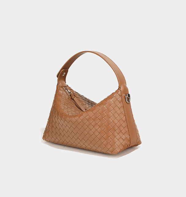 Stylish Woven Everyday Tote Bag for Women - Lightweight & Durable Handbag for Work, Shopping & Beach Outings