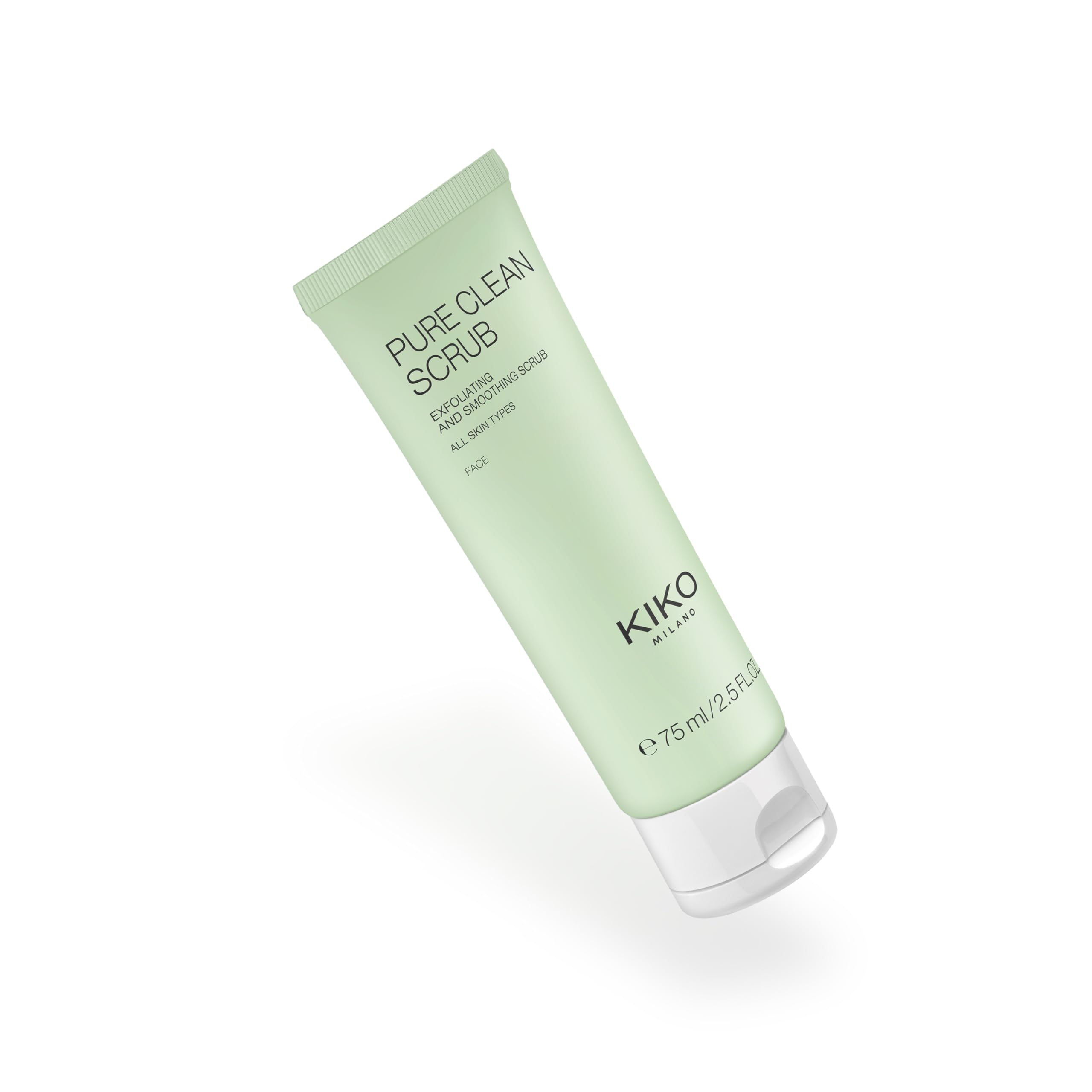 KIKO Milano Pure Clean Scrub - Gentle Facial Exfoliator for Smooth Skin | Deep Cleansing & Brightening | Perfect for Daily Skincare Routine & Pre-Makeup Prep