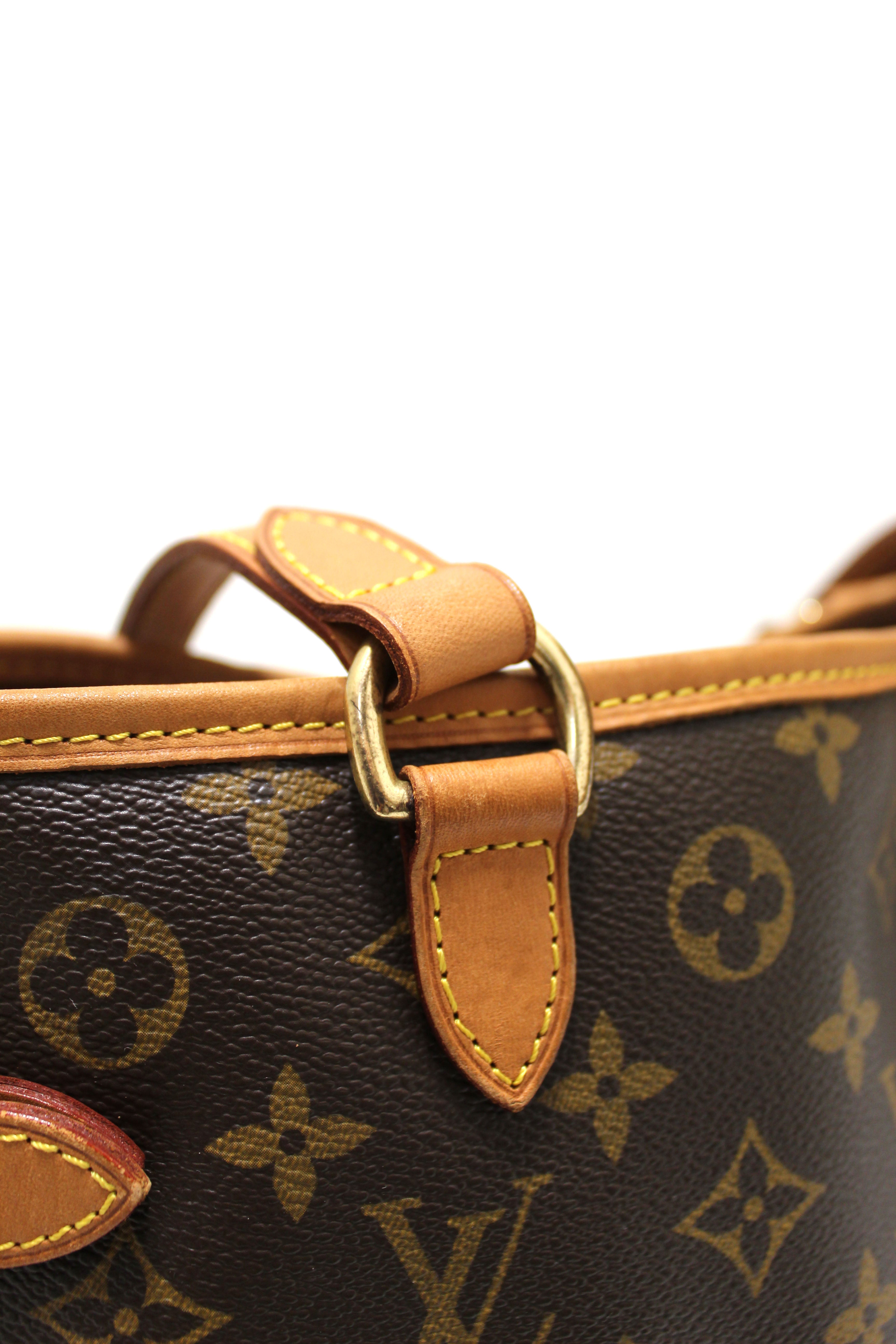 Authentic Louis Vuitton Monogram Batignolles Horizontal Tote Bag - Luxury Designer Shoulder Bag for Women, Perfect for Work, Travel & Everyday Use