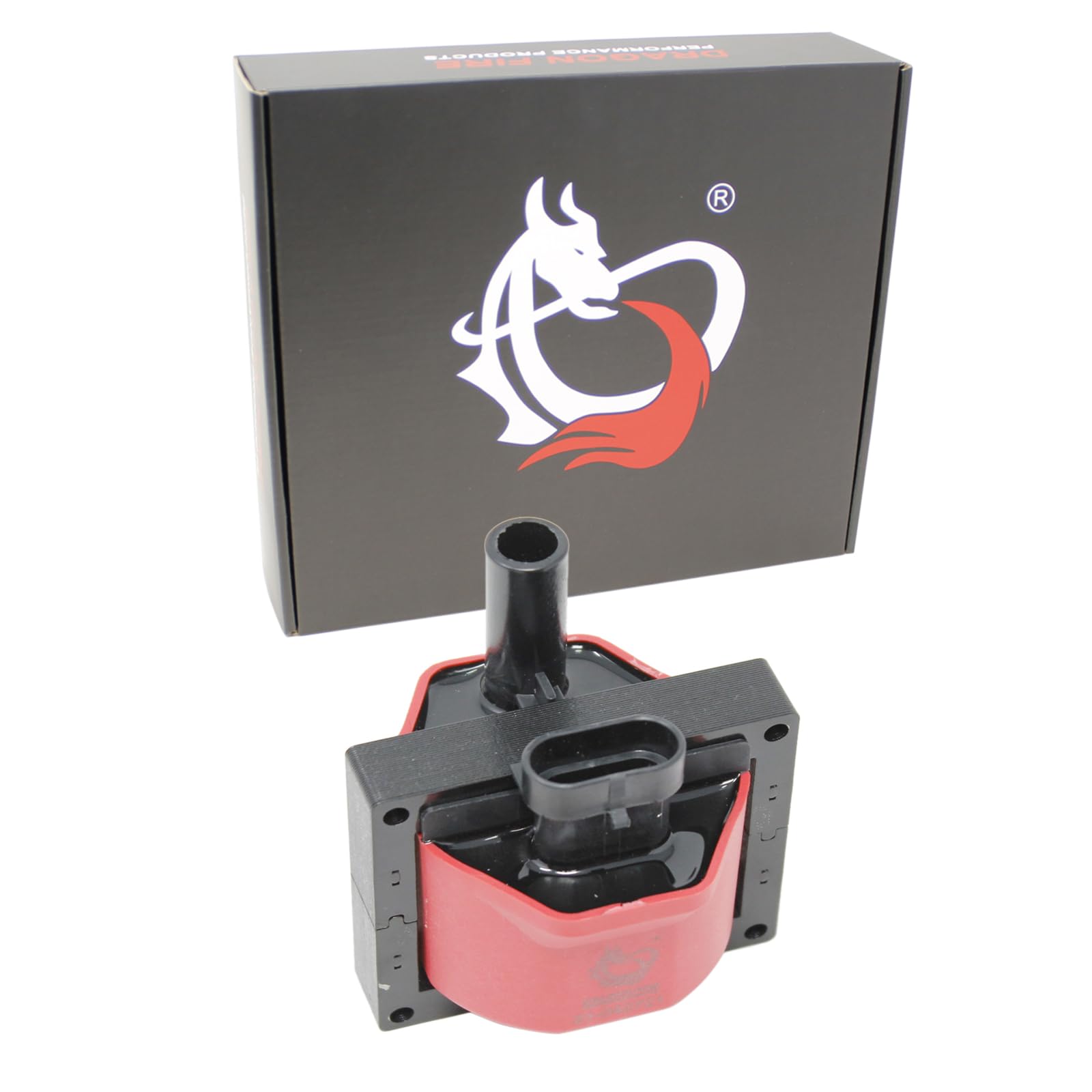 DRAGON FIRE PERFORMANCE Remote Ignition Coil Replacement for 1996-2007 Chevy Cadillac GMC Buick Pontiac Isuzu Suburban Tahoe Impala Fleetwood - Compatible with 262 350 454 V6 V8 Engines - Replaces DR49 OEM Fit C49-DF - Perfect for Engine Tune-Ups & Performance Upgrades