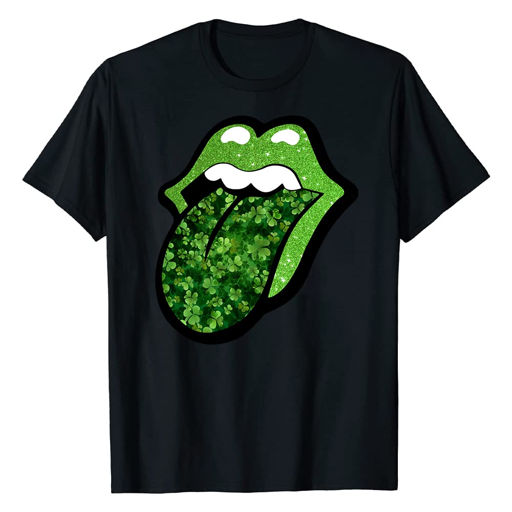 Sexy Irish Leopard Print Shamrock Green St. Patrick's Day T-Shirt for Women | Fun Party Outfit & Festival Wear