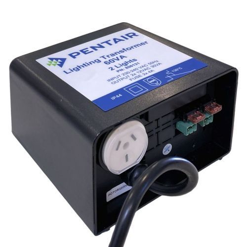 **Pentair 12VAC 60VA Dual Output Transformer for Pool & Landscape Lighting (2 Lights/Features) – Ideal for Outdoor Water Features & Garden Lights**