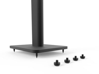 Kanto SP26PL Speaker Floor Stands - Heavy Duty Pair for Studio Monitors & Bookshelf Speakers - Perfect for Home Theater, Gaming & Music Setup