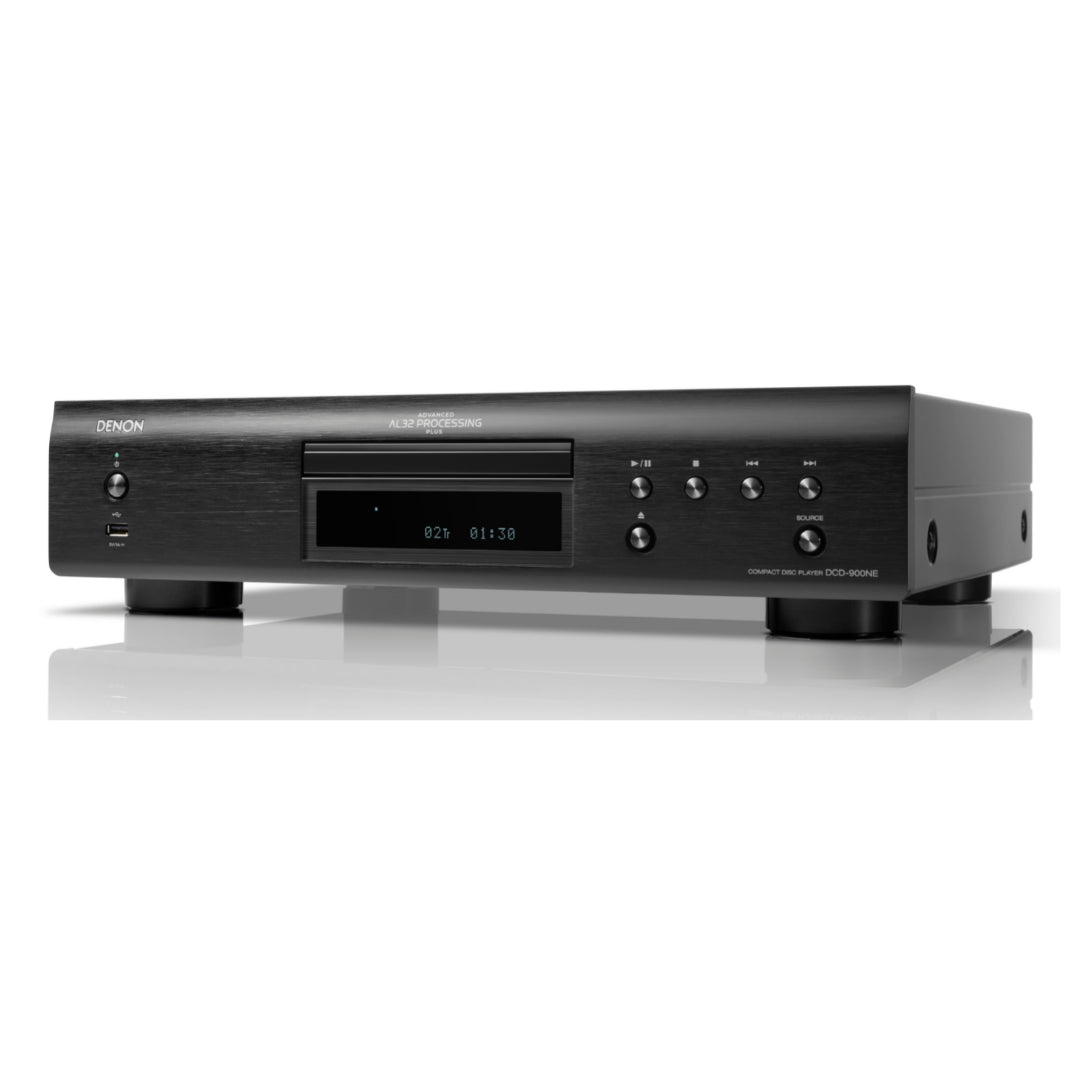 Denon DCD-900NE High-Performance CD Player with AL32 Processing Plus, USB Input & Hi-Fi Audio - Perfect for Home Theater & Music Listening