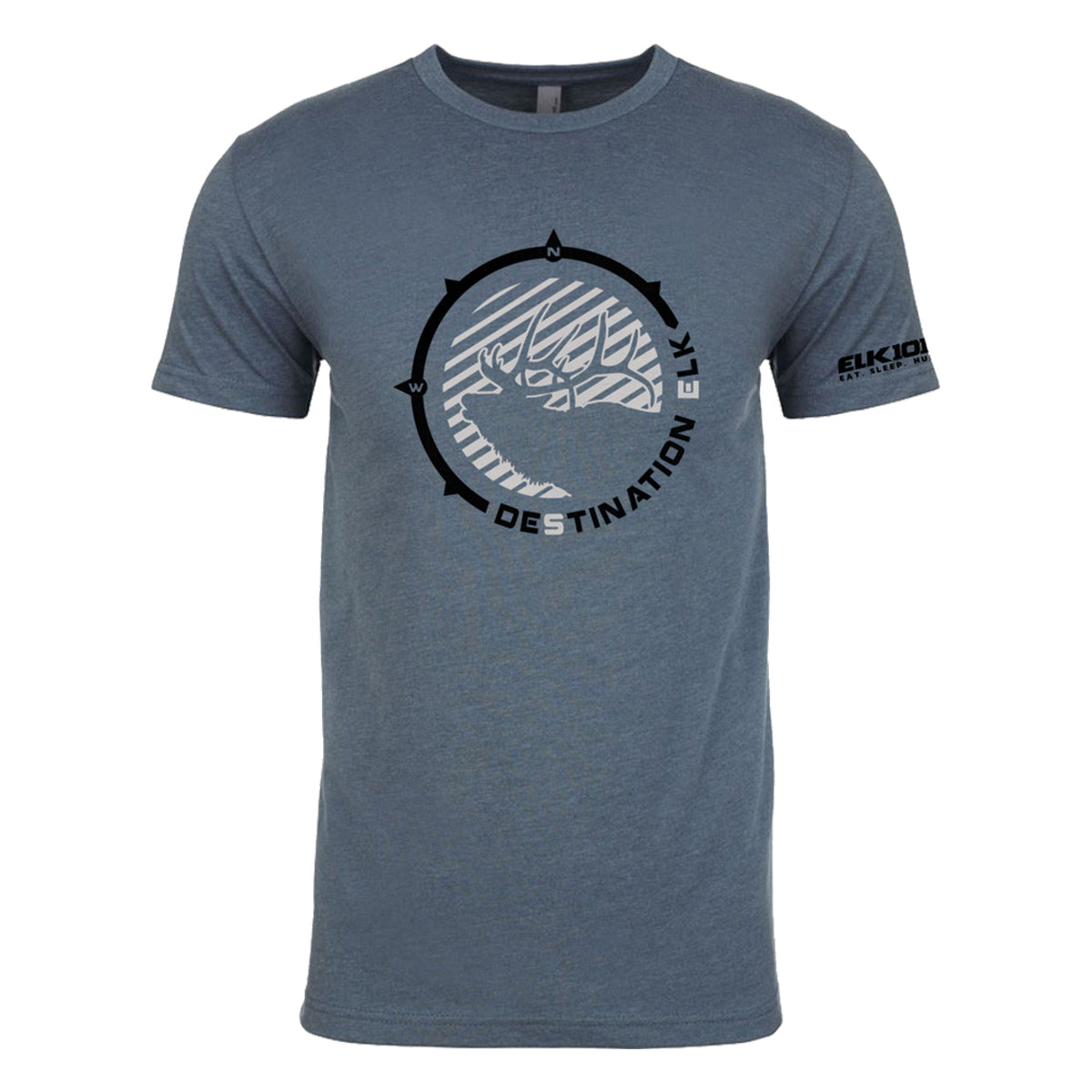 Elk101 Destination Elk T-Shirt for Men & Women - Comfortable Cotton Hunting & Outdoor Adventure Tee - Perfect for Camping, Hiking, and Wildlife Enthusiasts