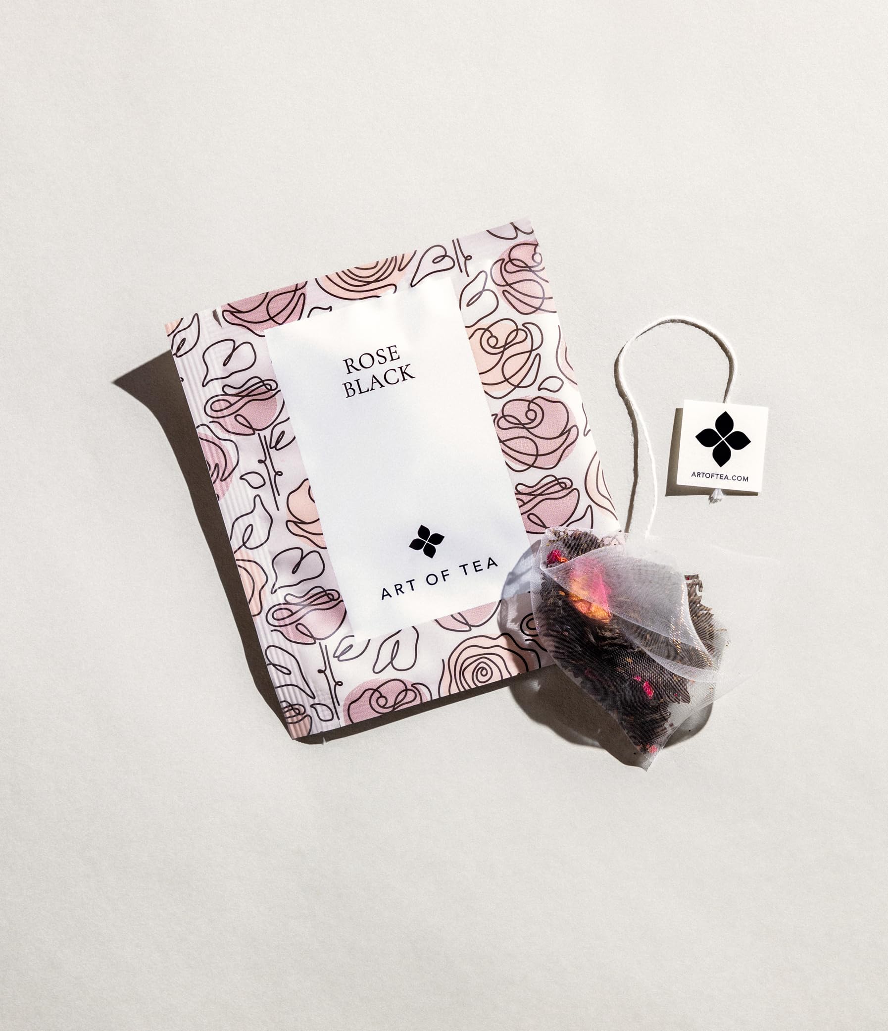 Premium Rose Black Tea Sampler Box - 12 Count | Organic Loose Leaf Tea for Afternoon Tea & Relaxation | Perfect Gift for Tea Lovers