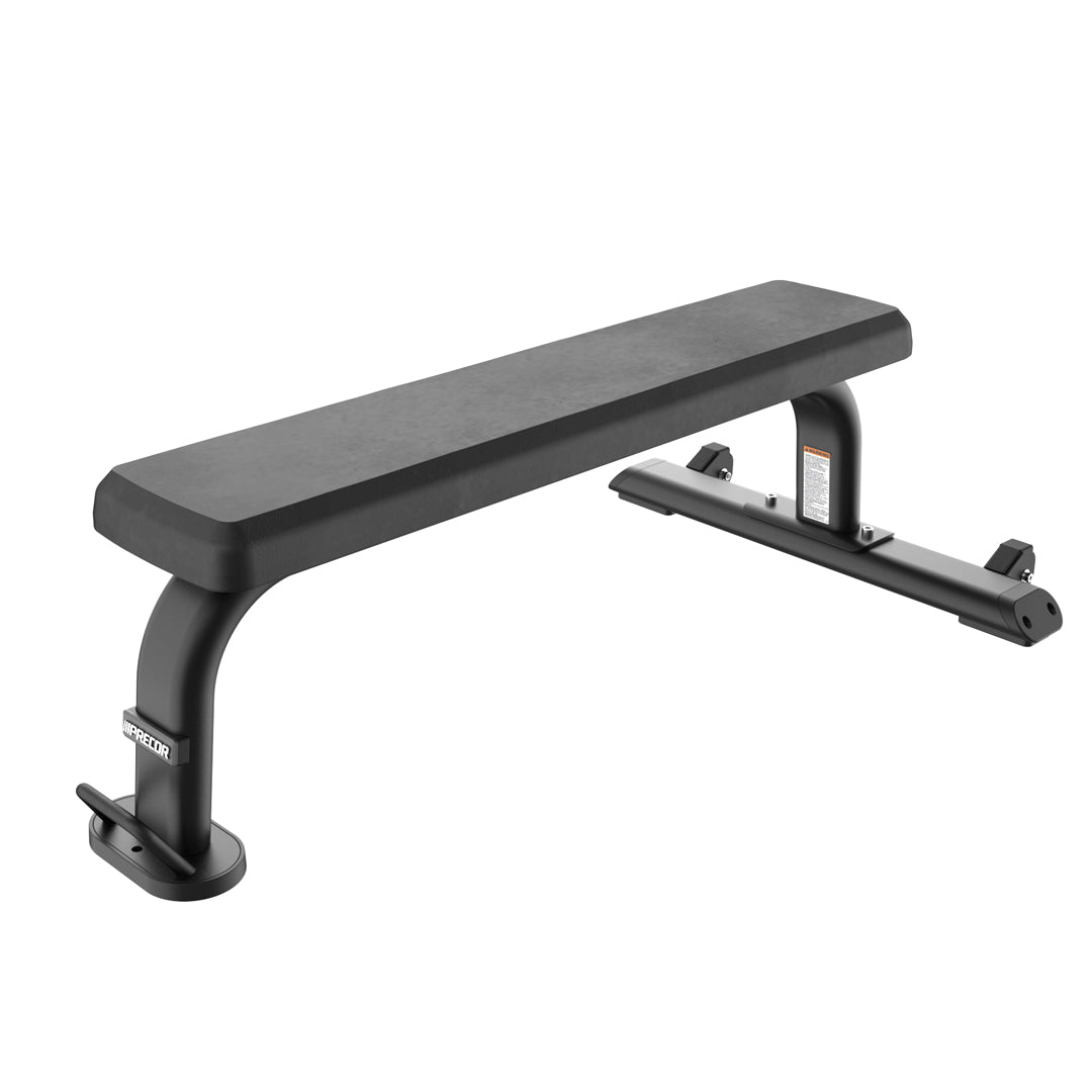 Precor Vitality Series Flat Bench (VBR 6101) - Premium Home Gym Equipment for Strength Training & Weightlifting - Perfect for Home Workouts & Fitness Studios