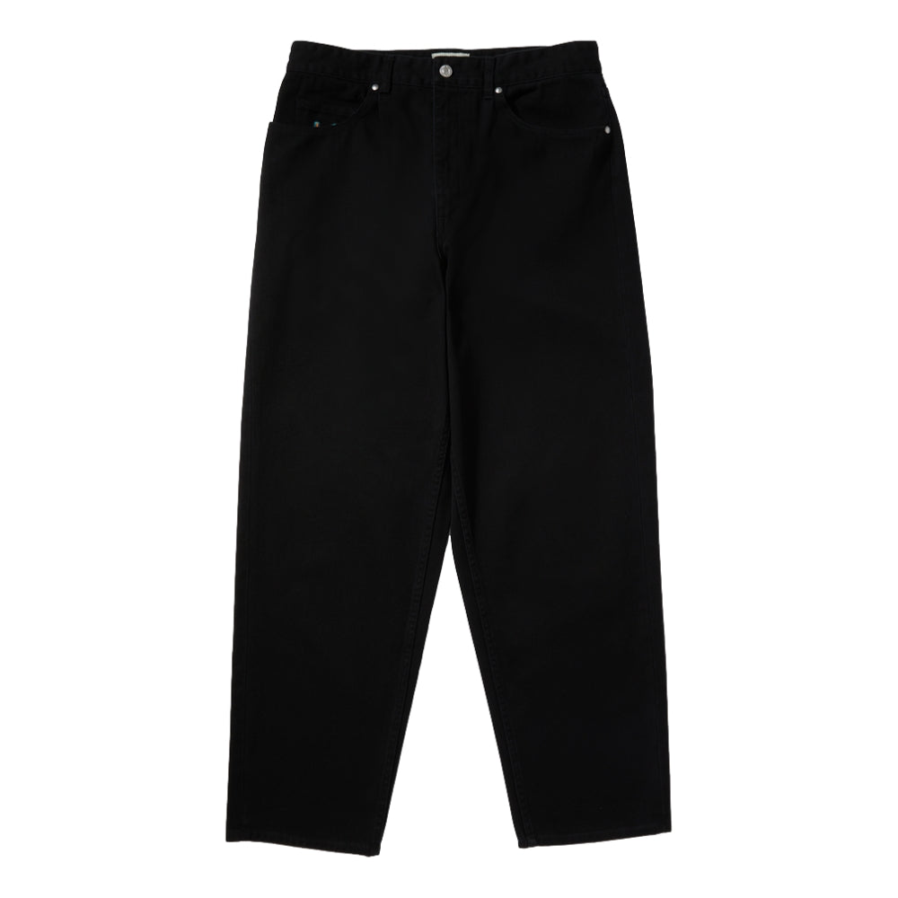 HUF CROMER Signature Pants for Men - Black Slim Fit Streetwear Joggers | Perfect for Casual Wear, Skateboarding & Urban Fashion