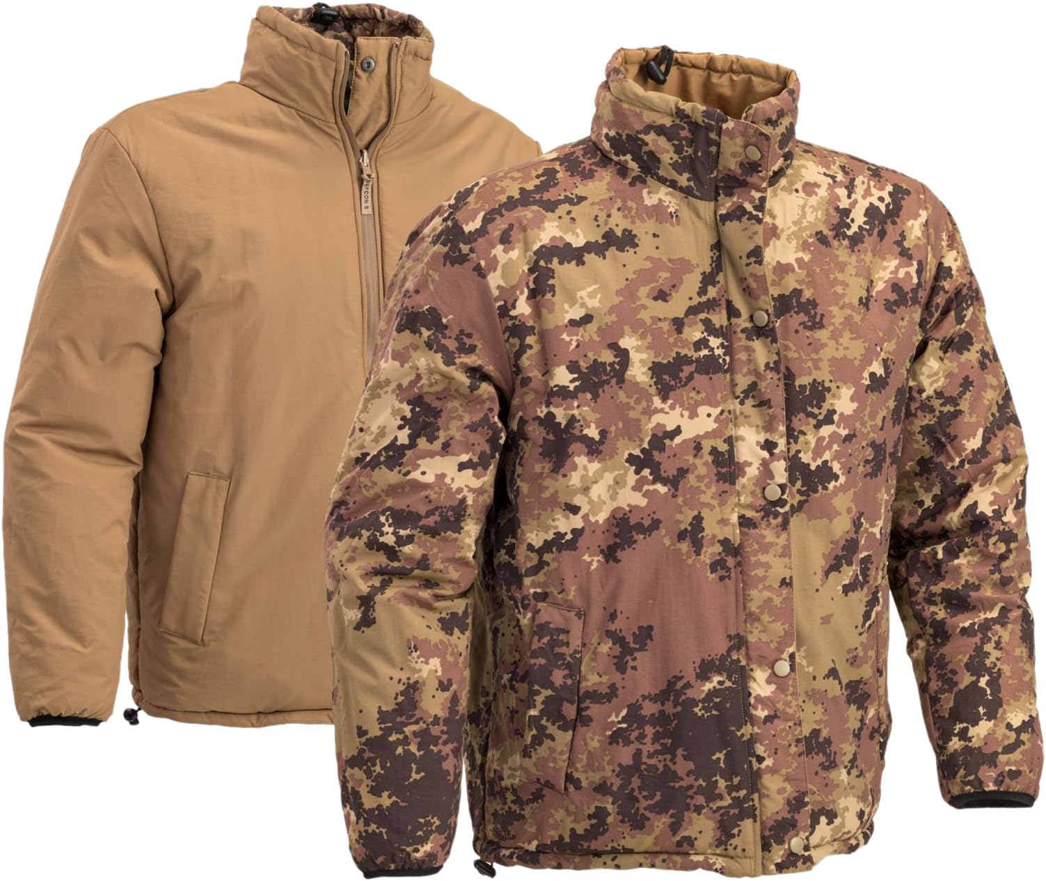 Reversible Waterproof Windbreaker Jacket with Compression Travel Bag - Lightweight Packable for Hiking, Camping & Outdoor Activities