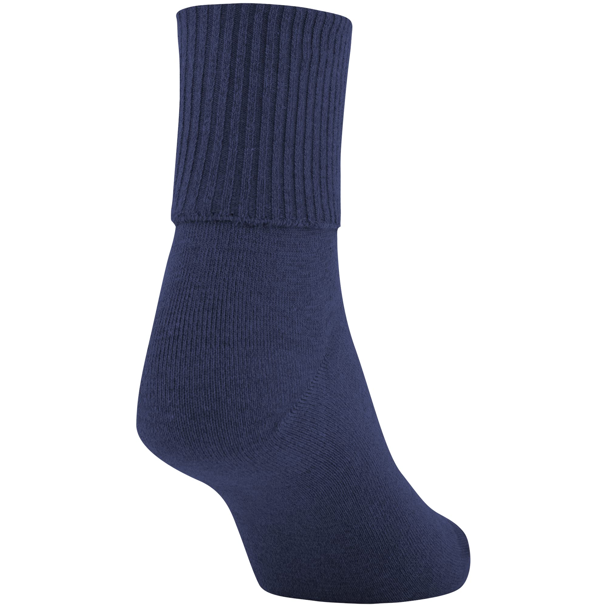 GOLDTOE Women's Classic Turn Cuff Socks 6 Pack - Comfortable Cotton Ankle Socks for Everyday Wear, Work & Casual Outfits