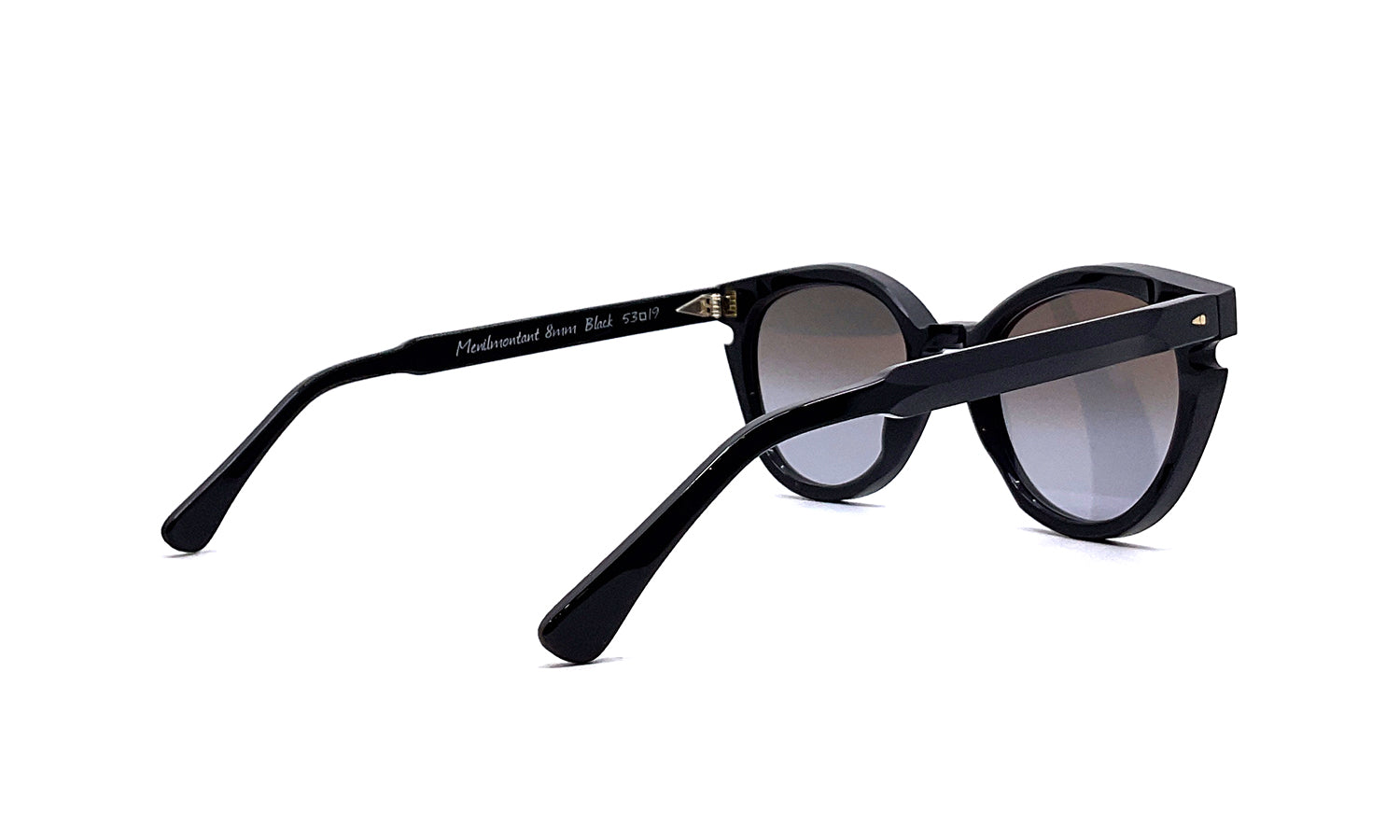 Ahlem Ménilmontant Black Sunglasses - Polarized UV Protection for Women & Men - Perfect for Driving, Travel & Outdoor Activities