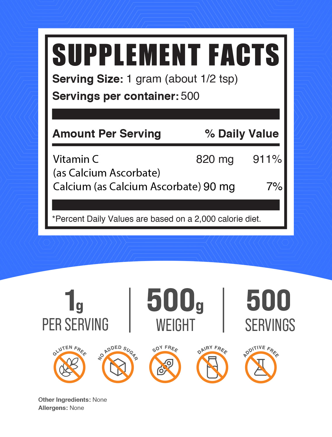 Best Calcium Ascorbate Vitamin C Powder Supplement - Antioxidant Immune Support for Adults & Kids - Perfect for Smoothies, Baking & Daily Wellness