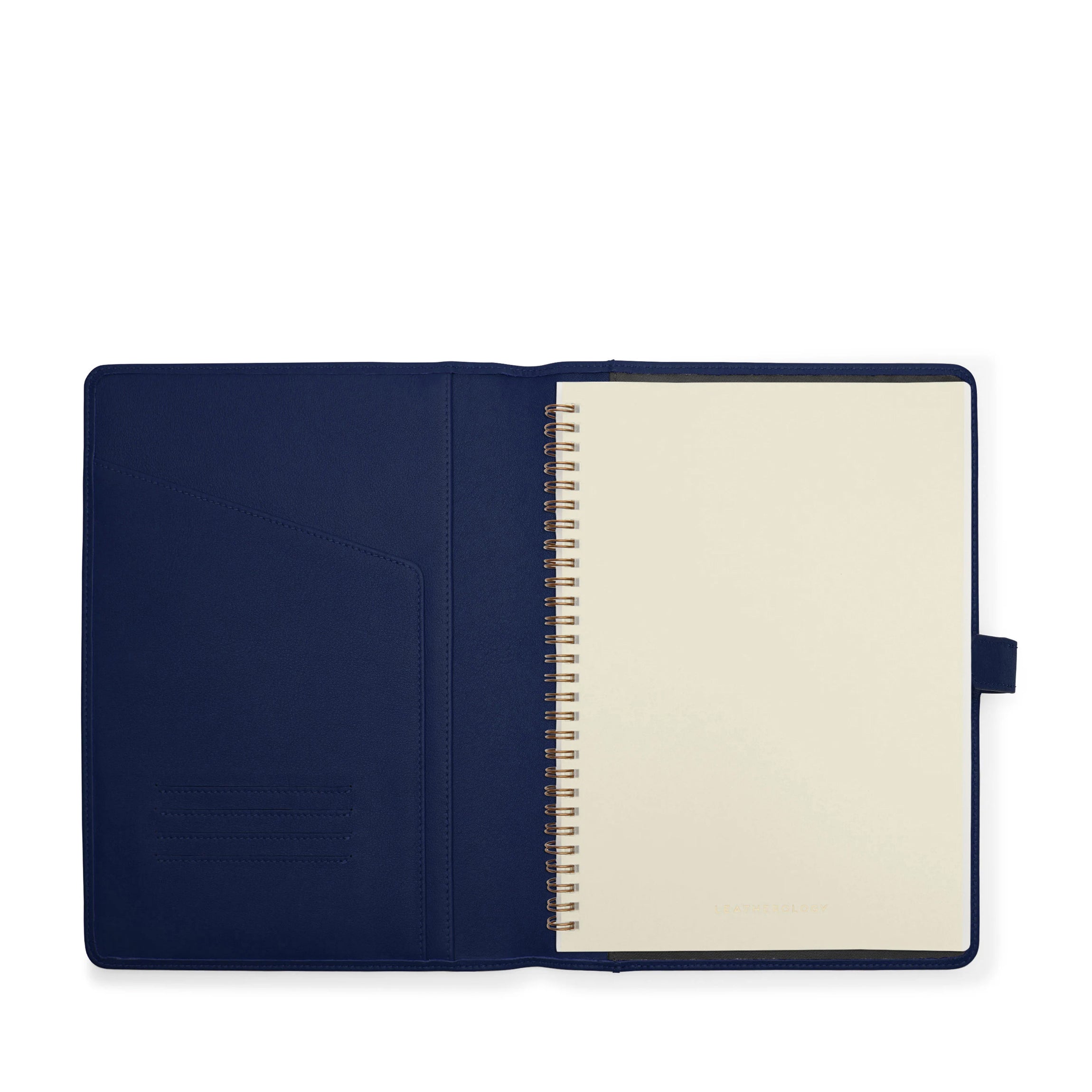B5 Spiral Bound Composition Notebook - Navy Blue, 100 Sheets, College Ruled Paper for School, Office & Note Taking - Durable Cover for Writing, Journaling & Planning