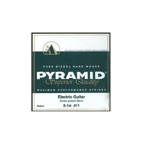 Pyramid Medium/Heavy Round Wound Electric Guitar Strings 11-50 Gauge - Premium Nickel Plated Steel for Rock, Blues & Jazz - Perfect for Fender, Gibson & Ibanez Guitars