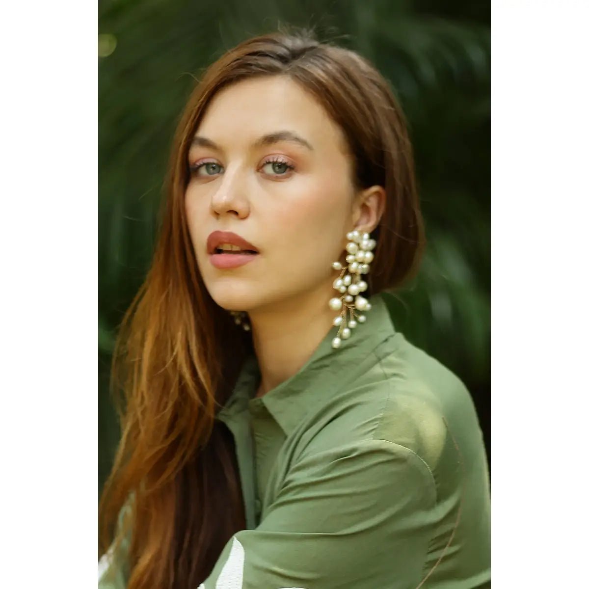 Mermaid's Treasure Pearl Earrings - Elegant Freshwater Pearl Jewelry for Women | Perfect for Weddings, Parties & Special Occasions