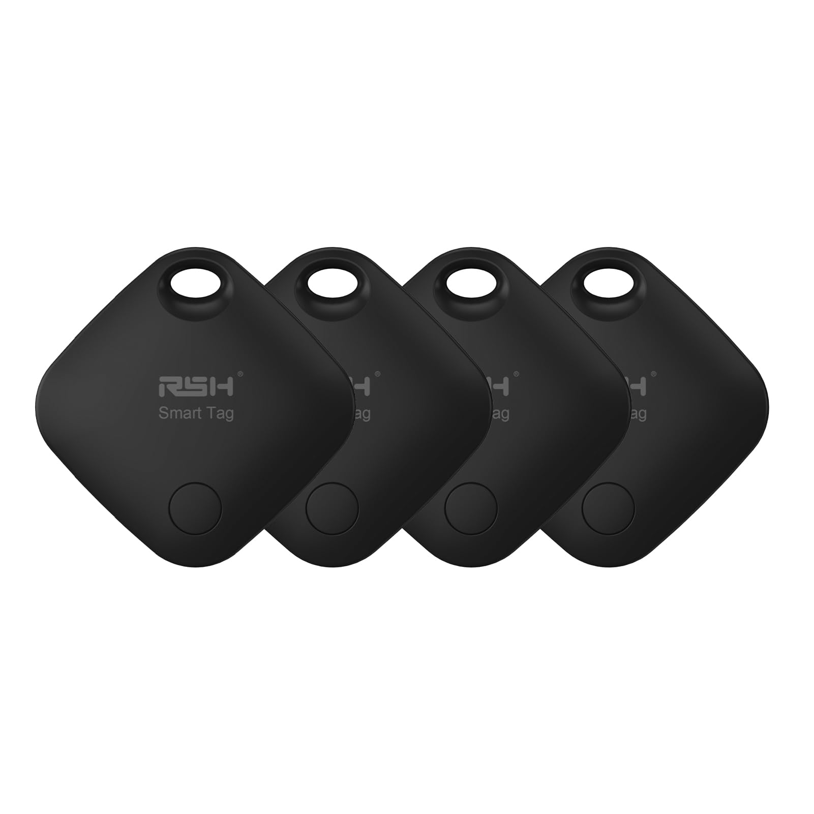 Apple AirTags 4 Pack - Bluetooth Luggage Tracker & Key Finder Compatible with Find My App | Waterproof Item Locator for Suitcases, Backpacks, Pets & Valuables | Replaceable Battery (iOS Only) - Perfect for Travel, Office & Daily Organization