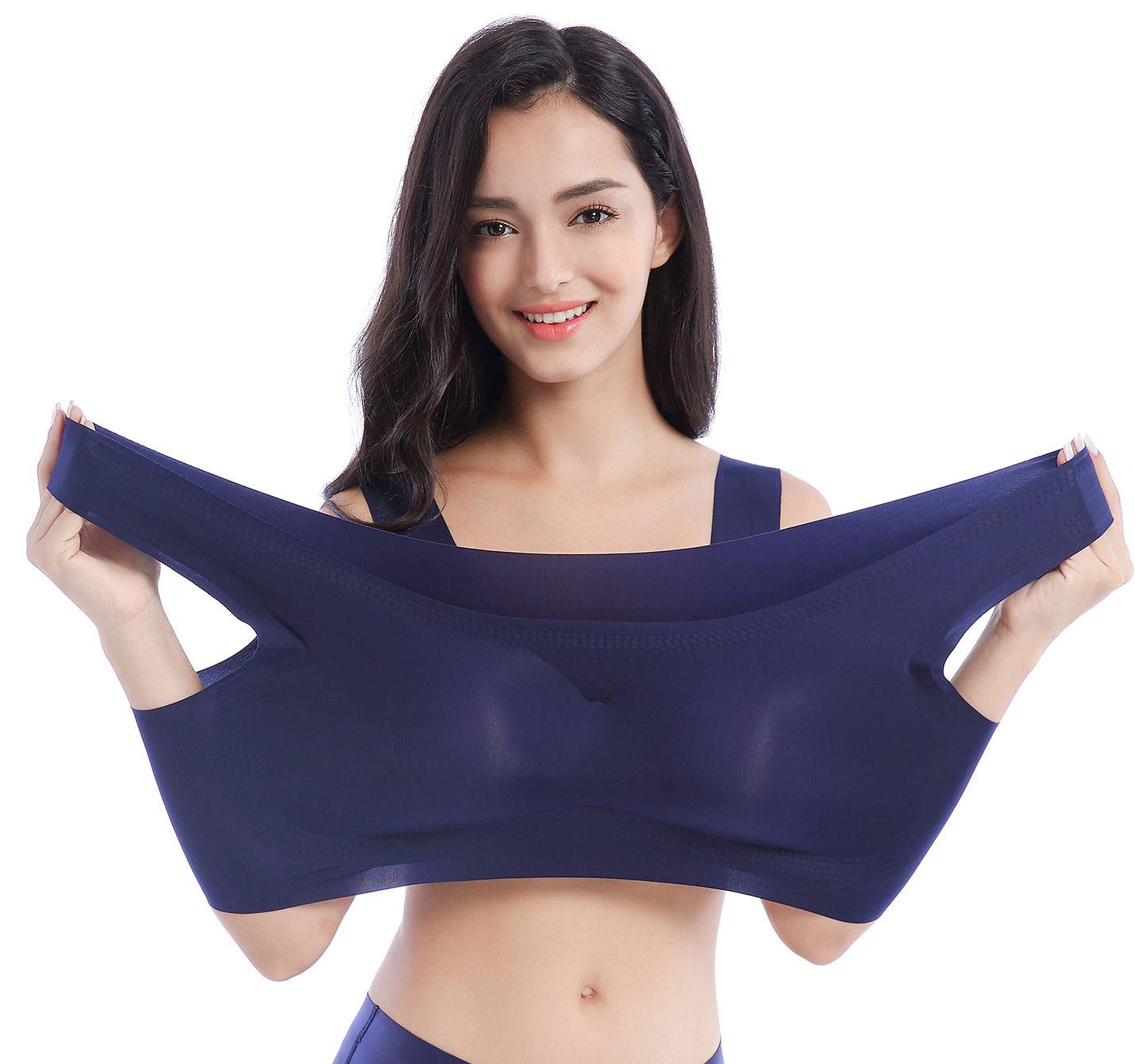 FEOYA Women's Seamless Sports Bras - Soft Wireless Comfort for Yoga, Running & Sleep - Breathable Supportive Everyday Bra