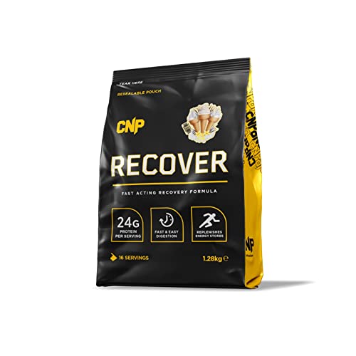 CNP Professional Recover 1.28kg Vanilla Protein Powder - Post Workout Muscle Recovery Supplement for Athletes & Fitness Enthusiasts - Ideal for Gym, Sports & Active Lifestyle