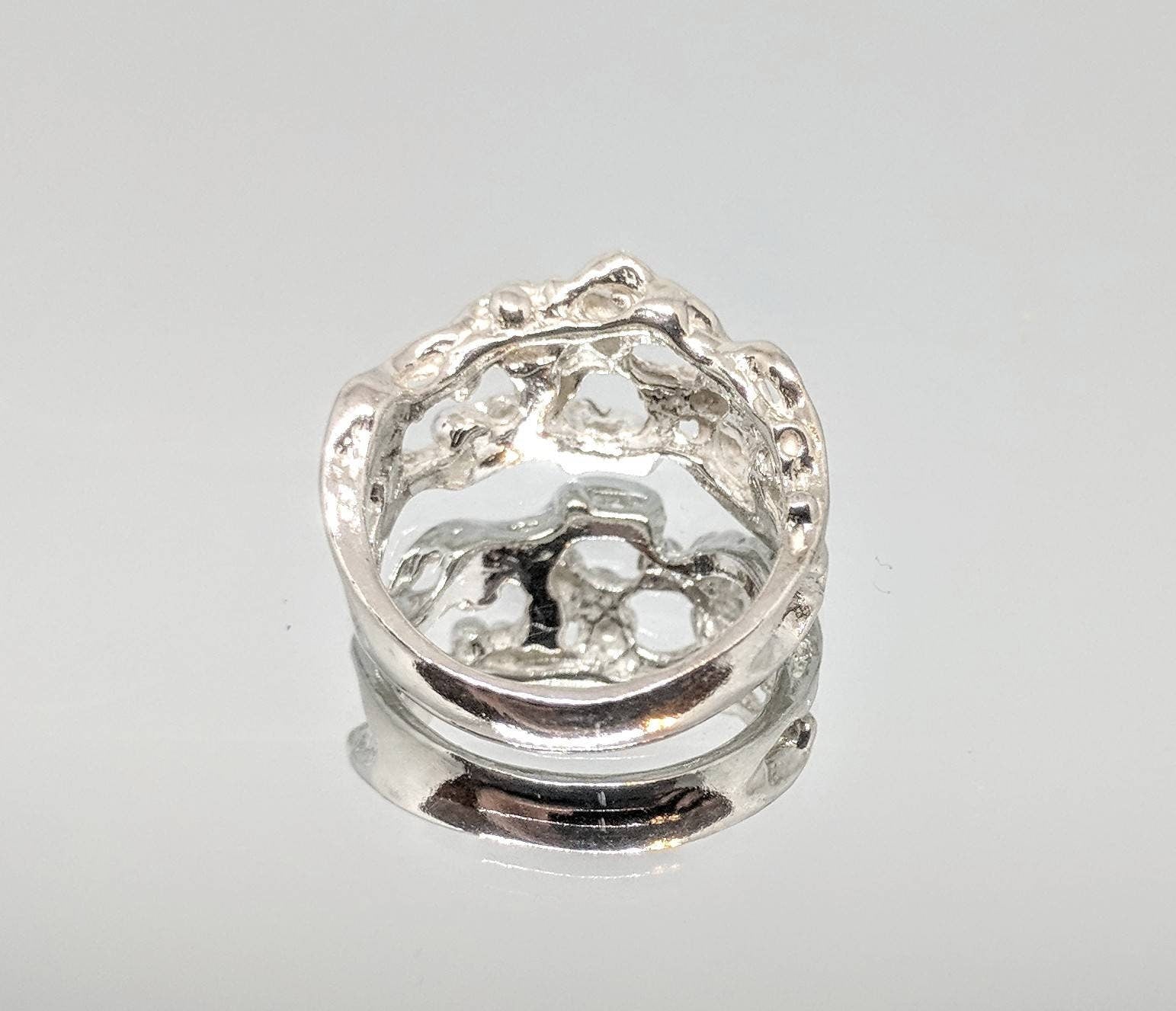 14K Gold or Sterling Silver Freeform Nugget Ring - Size 7 DIY Jewelry Making Kit, Fashion Statement Ring for Women (168026/148026) - Perfect for Boho Style, Gift Giving & Everyday Wear