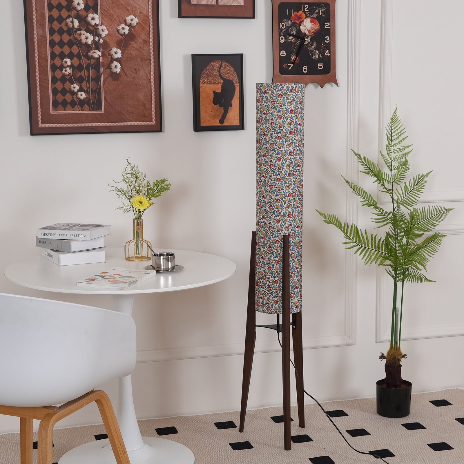 Roya Floral Floor Lamp - Elegant Modern Standing Light with Floral Design for Living Room, Bedroom & Office Decor | Perfect for Reading, Relaxing & Ambient Lighting