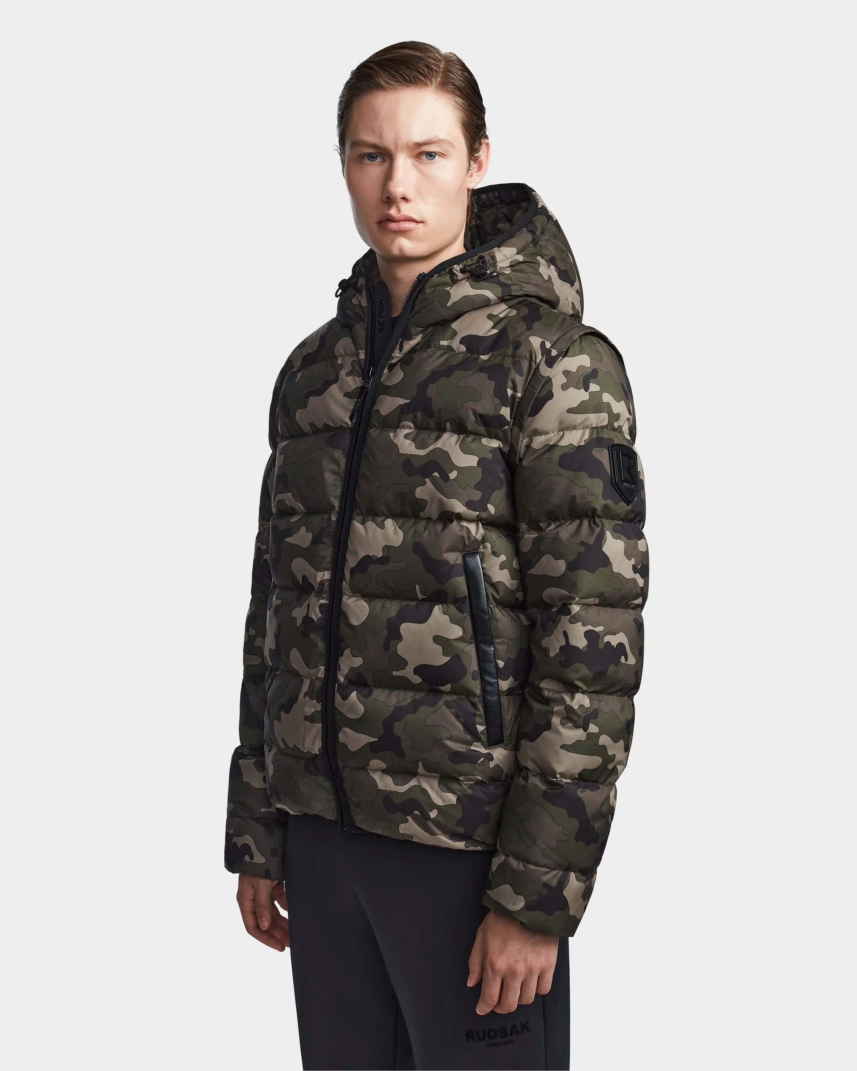 DEMIAN M R M123504 Camouflage Hunting Jacket - Waterproof & Windproof Outdoor Gear for Men - Perfect for Hunting, Hiking, and Camping Adventures
