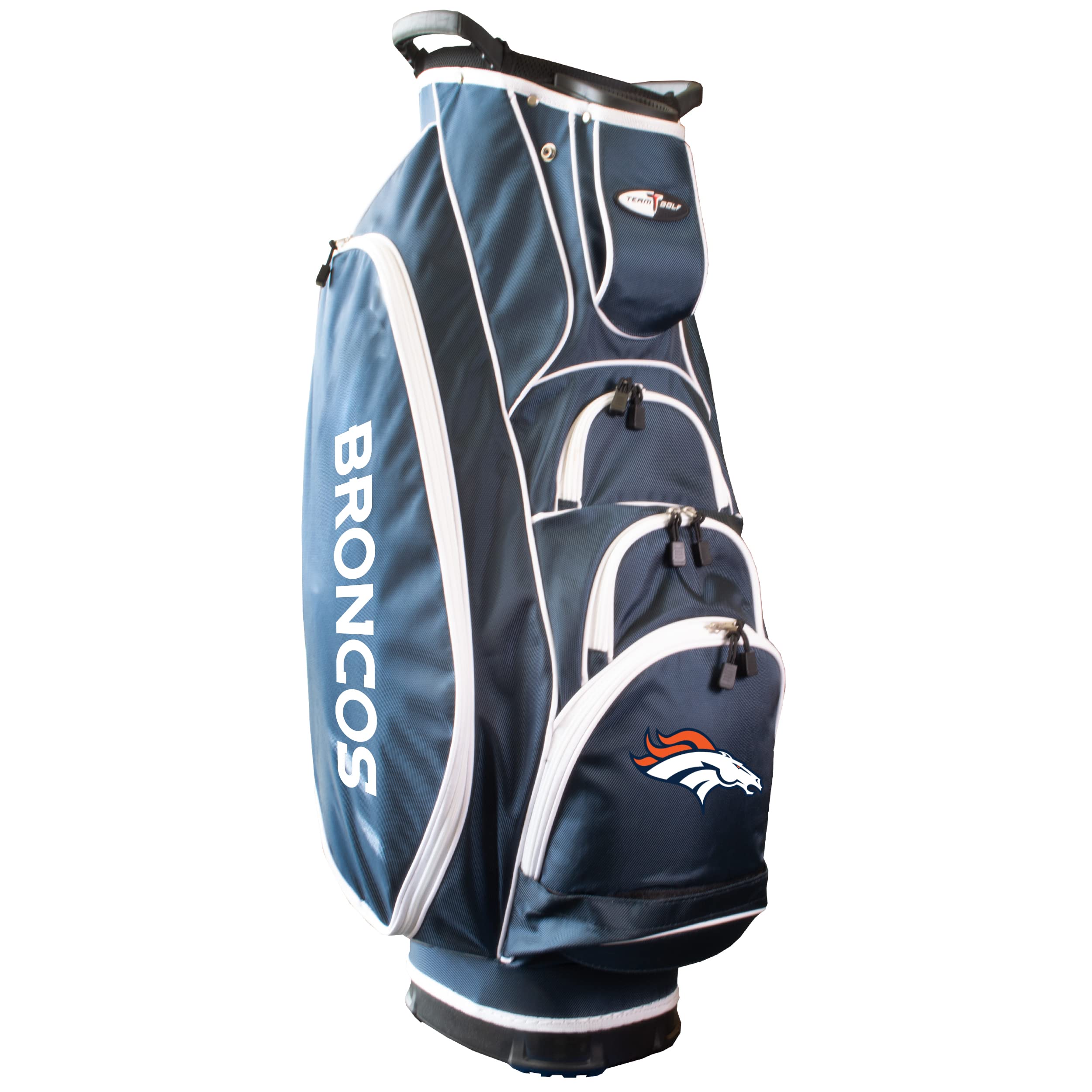 Team Golf NFL Lightweight Golf Bag - 10-Way Club Divider with Spring Action Stand, Insulated Cooler Pocket, Velcro Glove & Umbrella Holder - Perfect for NFL Fans & Golf Enthusiasts - Ideal for Tournaments, Practice Rounds & Weekend Golf Games