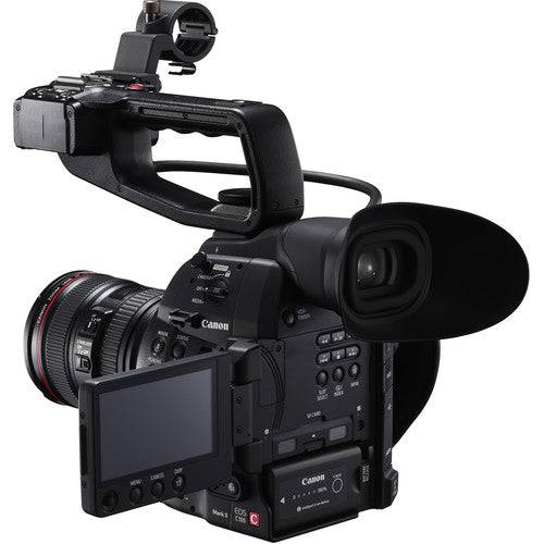 Canon EOS C100 Mark II Professional 4K Cinema Camera with Dual Pixel CMOS AF & EF 24-105mm f/4L IS II USM Zoom Lens Kit - Perfect for Filmmaking, Documentary and Wedding Videography