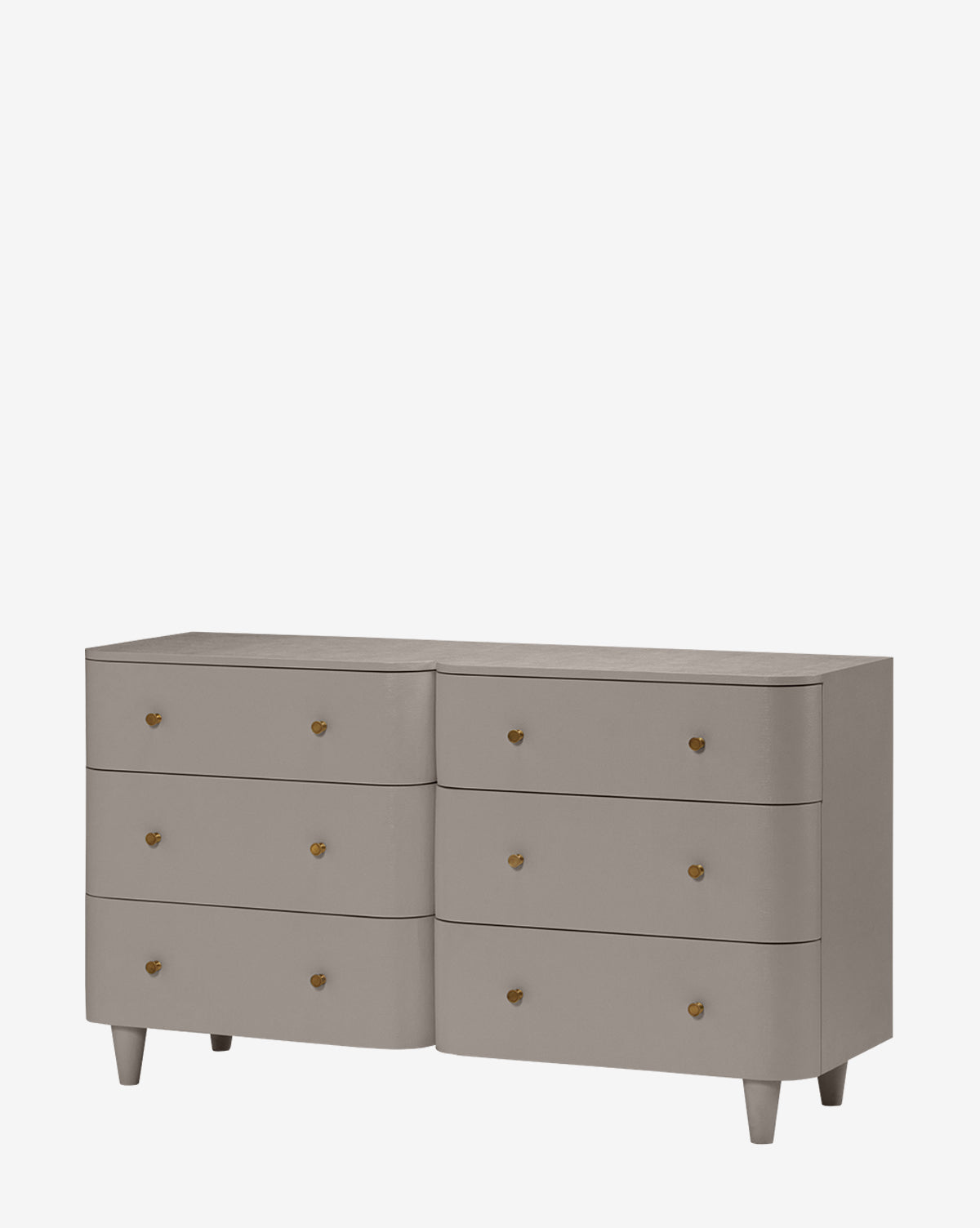 Olinda Dresser - Stylish 6-Drawer Wooden Dresser for Bedroom, Living Room & Office - Perfect for Storage & Organization