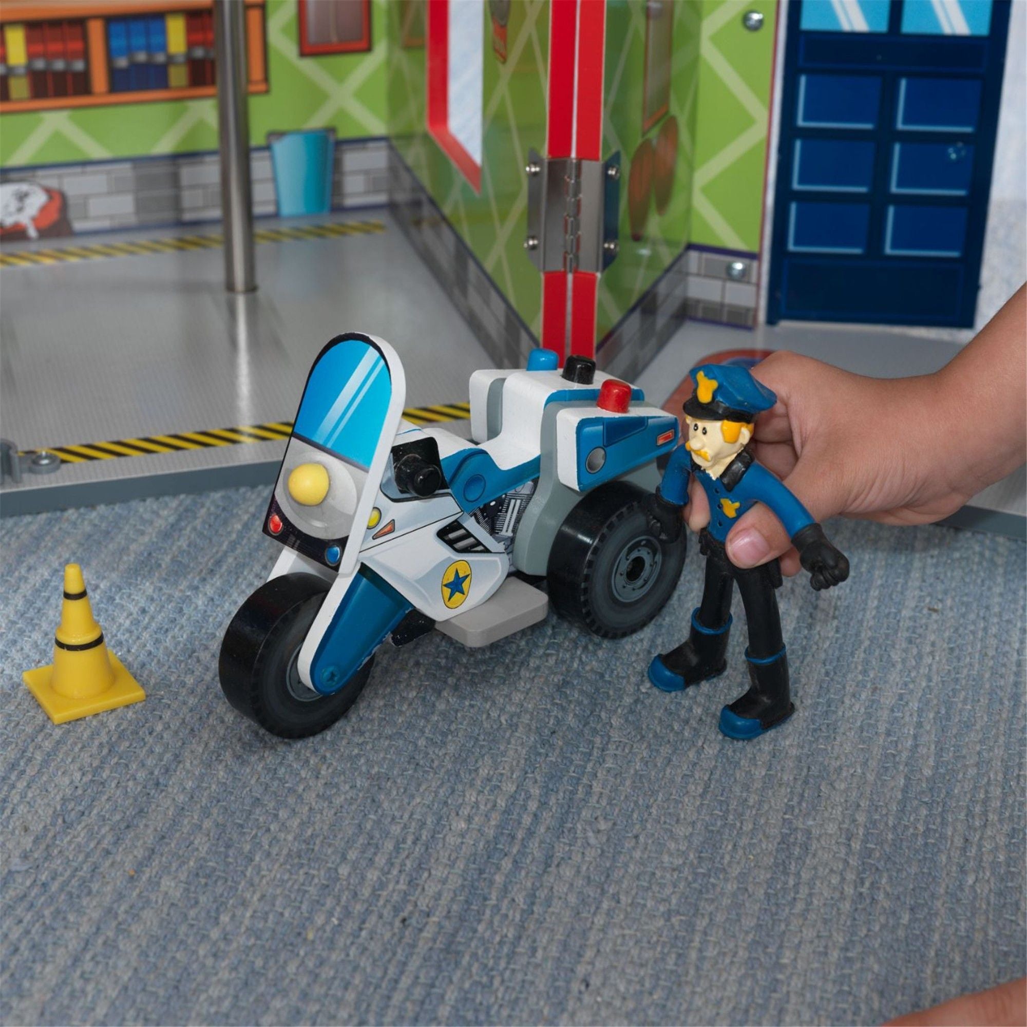KidKraft Everyday Heroes Wooden Play Set - Firefighter, Police & Doctor Pretend Play Toy for Kids Ages 3+ | Encourages Imaginative Play & Social Skills | Perfect for Birthday Gifts & Preschool Learning
