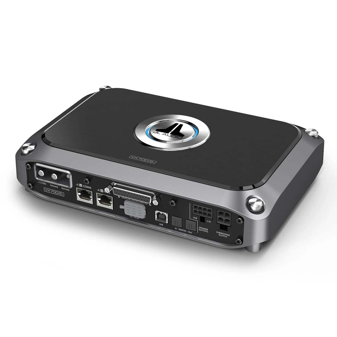 JL Audio JL VX700/5i VXi Series Class D 5-Channel Car Amplifier with Integrated DSP - 700W RMS Power for Premium Car Audio Systems - Perfect for Upgrading Your Vehicle's Sound System