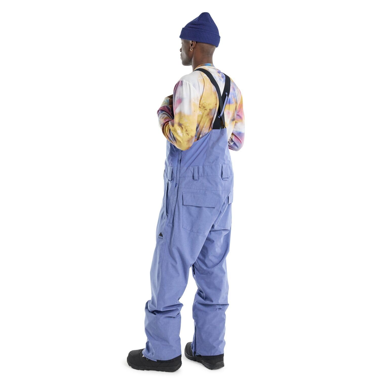 Burton Men's Snowdial Bib Pants - Waterproof Snowboard & Ski Bib Overalls for Winter Sports - Perfect for Snowboarding, Skiing & Cold Weather Adventures