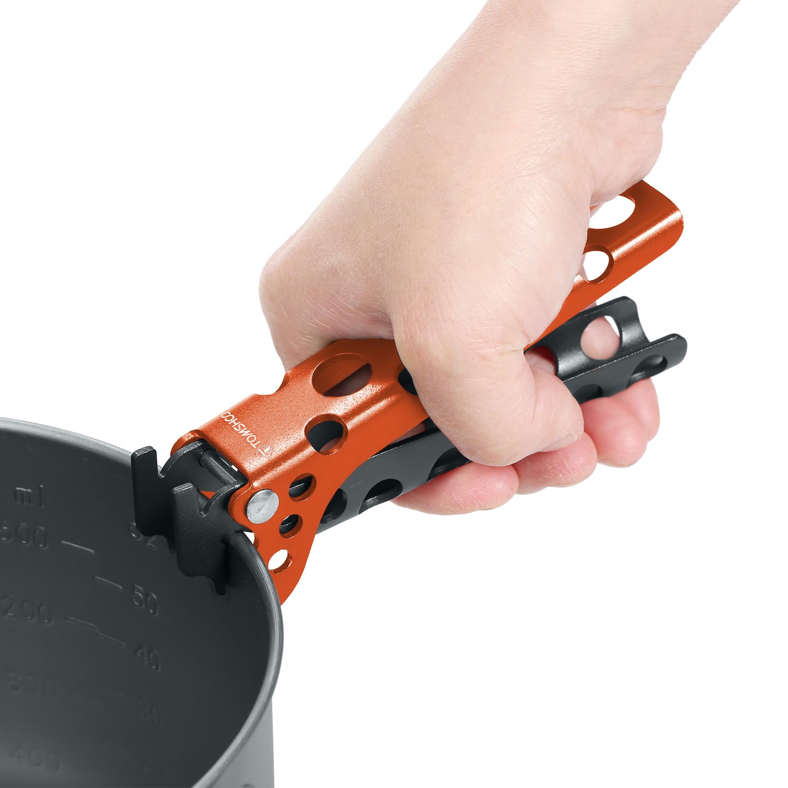 **Best Aluminum Pot Lifter for Camping - Heavy Duty Pot Pan Grip Handle for Outdoor Cooking, BBQ & Picnics - Secure Pot Holder for Dutch Ovens & Campfire Cooking**