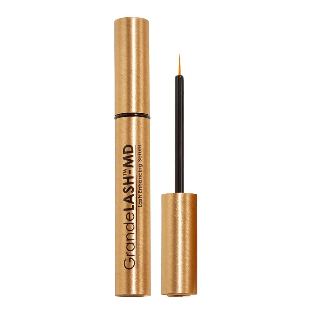 GrandeLASH-MD Lash Enhancing Serum (4mL, 6-Month Supply) - Grow Longer, Thicker Lashes for Natural Beauty & Confidence | Perfect for Daily Use, Special Occasions & Sensitive Eyes