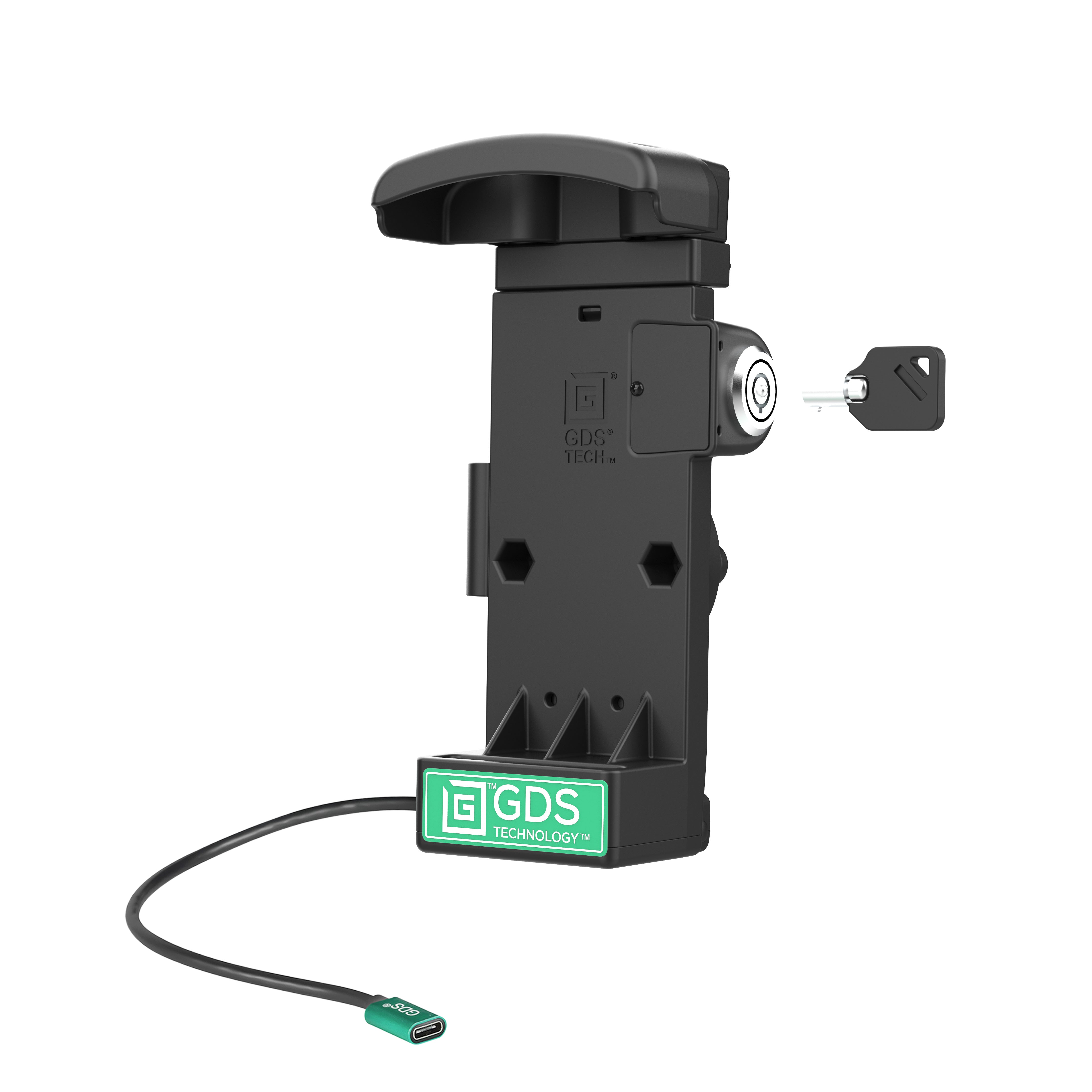 GDS® Locking Powered Dock for Zebra TC2x & TC5x Mobile Computers - Secure Charging Station (RAM GDS DOCKL V12 ZE2434CPU) - Ideal for Warehouse, Retail & Logistics Use