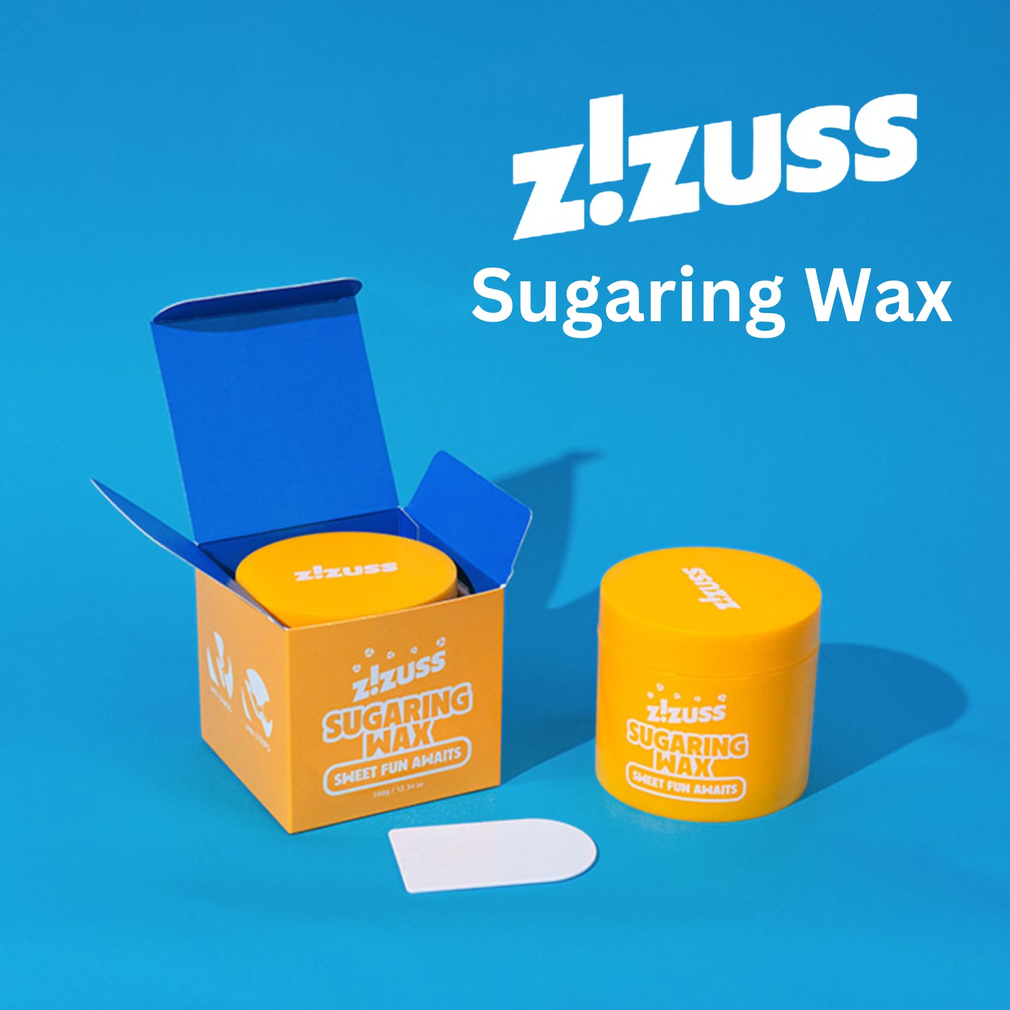 Professional Sugar Waxing Kit - 350g All-Natural Hair Removal Sugar Paste for Women | At-Home Bikini, Leg & Underarm Waxing | Painless & Long-Lasting Smooth Skin