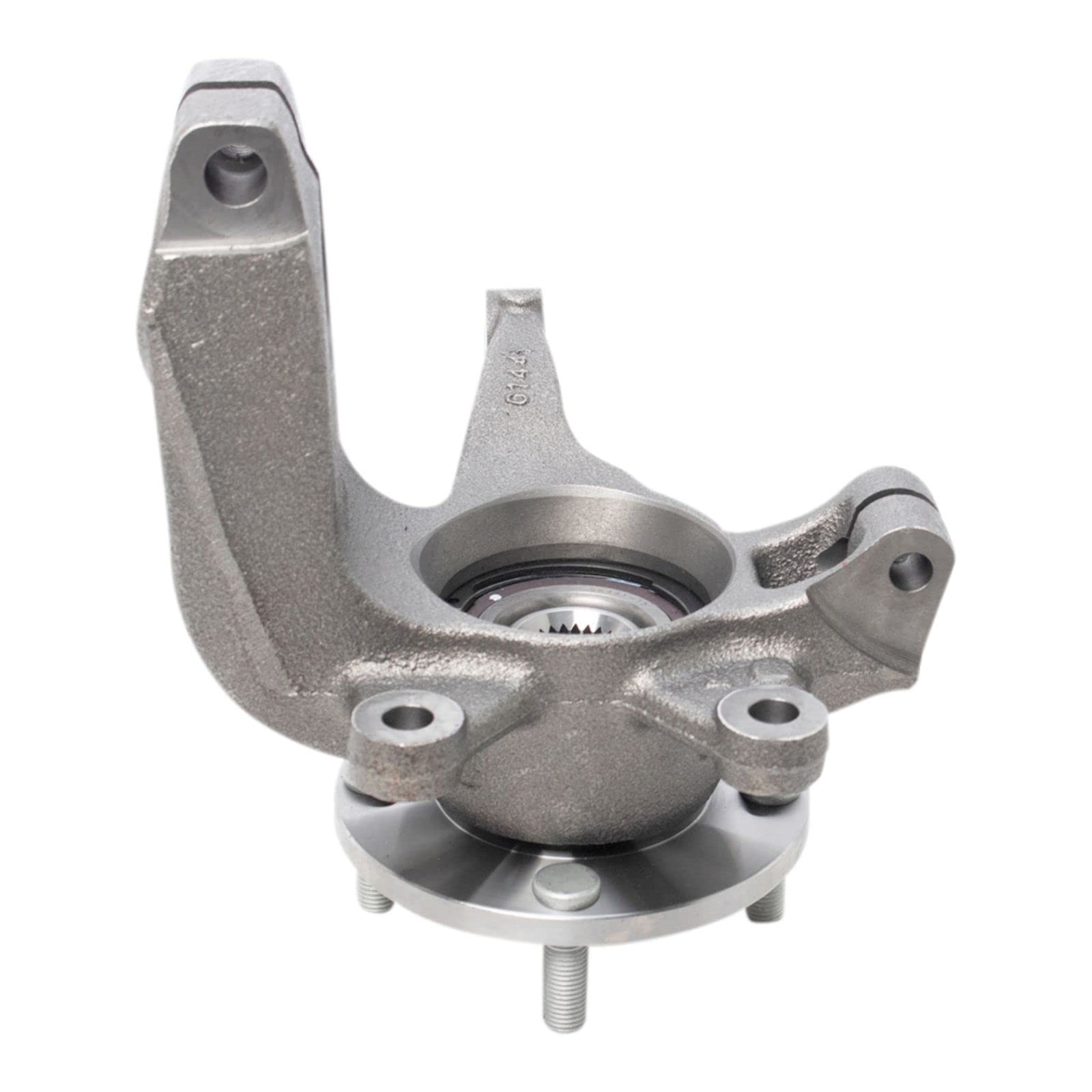Complete Right Wheel Hub Bearing & Steering Knuckle Assembly for 2006-2011 Ford Focus - Perfect for Smooth Ride & Easy DIY Replacement