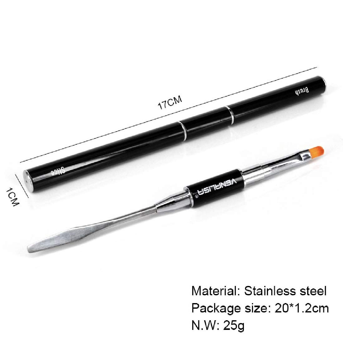 VENALISA False Nail Kit with Slice & Brush - Professional Poly Nail Gel Tools for Acrylic Nails - Perfect for DIY Manicures, Nail Art & Salon Quality Results at Home