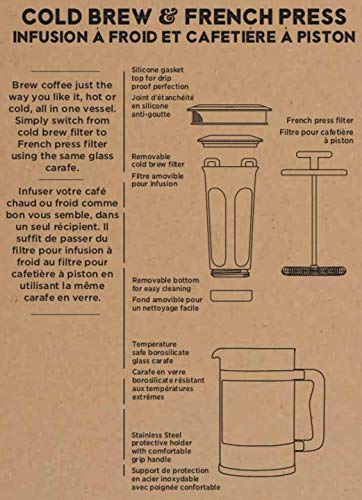 Primula Ppbss-5102 2-in-1 Craft Coffee Maker with 51oz Capacity - Perfect for Home, Office & Camping Use