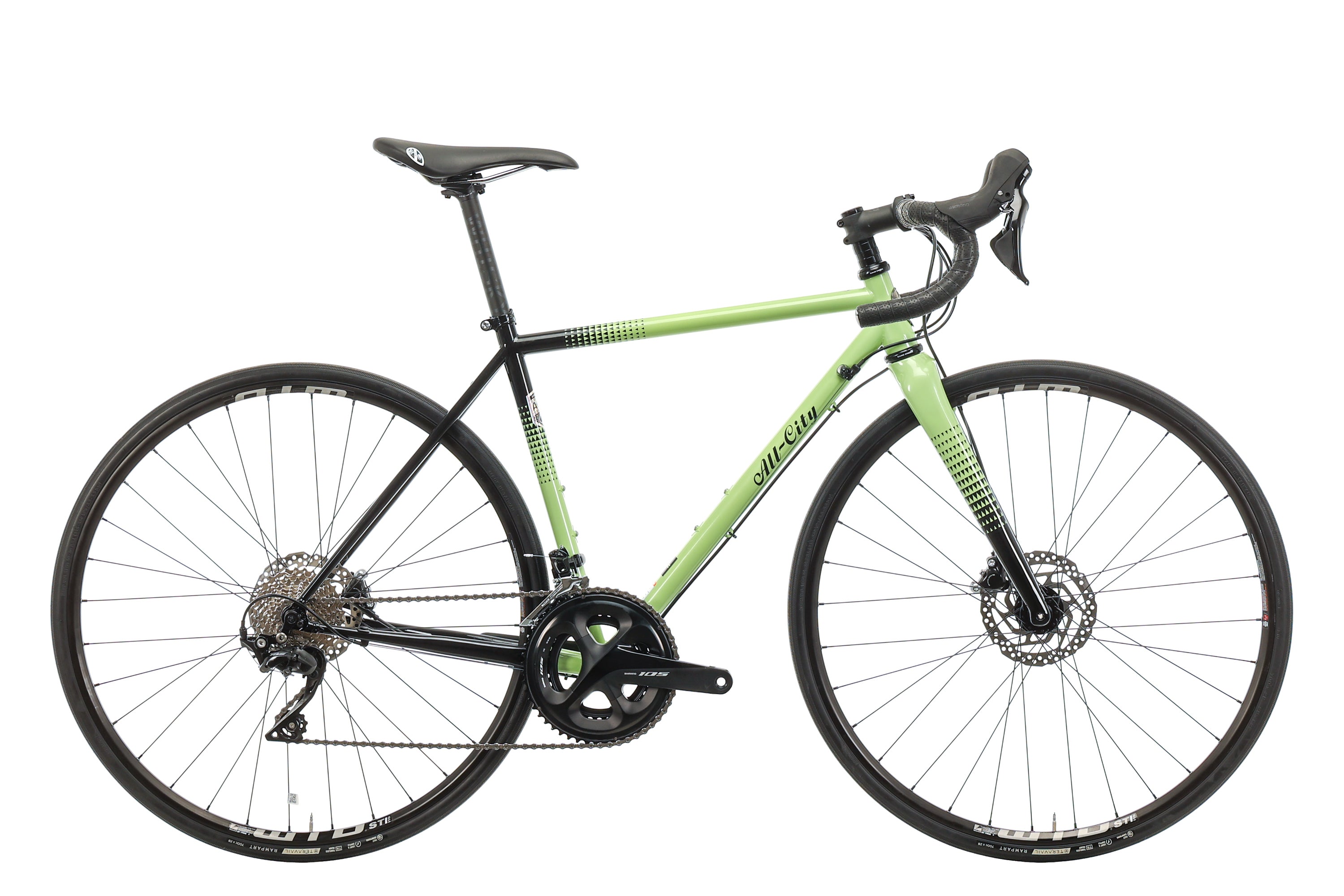 2023 All City Zig Zag Road Bike - 46cm Lightweight Aluminum Frame, 16-Speed for Urban Commuting & Fitness Riding | Perfect for City Streets & Weekend Adventures