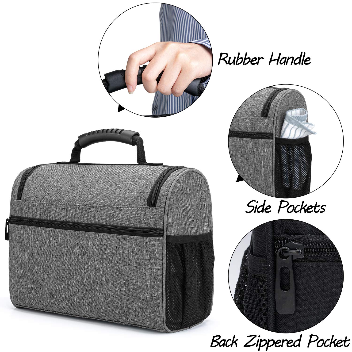 Premium CURMIO Bartender Kit Travel Bag with Adjustable Shoulder Strap - Portable Cocktail Shaker & Bar Tools Organizer for Professional Mixologists & Home Bartenders - Perfect for Parties, Bars & Travel Use