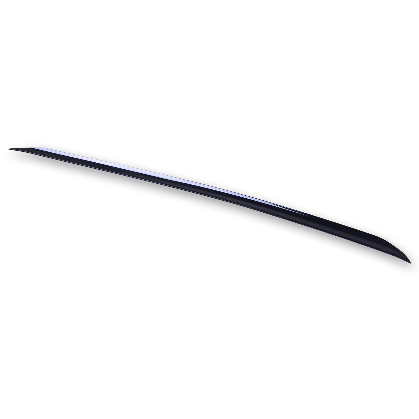 2009-2014 Hyundai Genesis BH Sedan Painted Trunk Lip Wing Spoiler - AT White Frost Tricoat (Perfect for Car Customization & Performance Enhancement)
