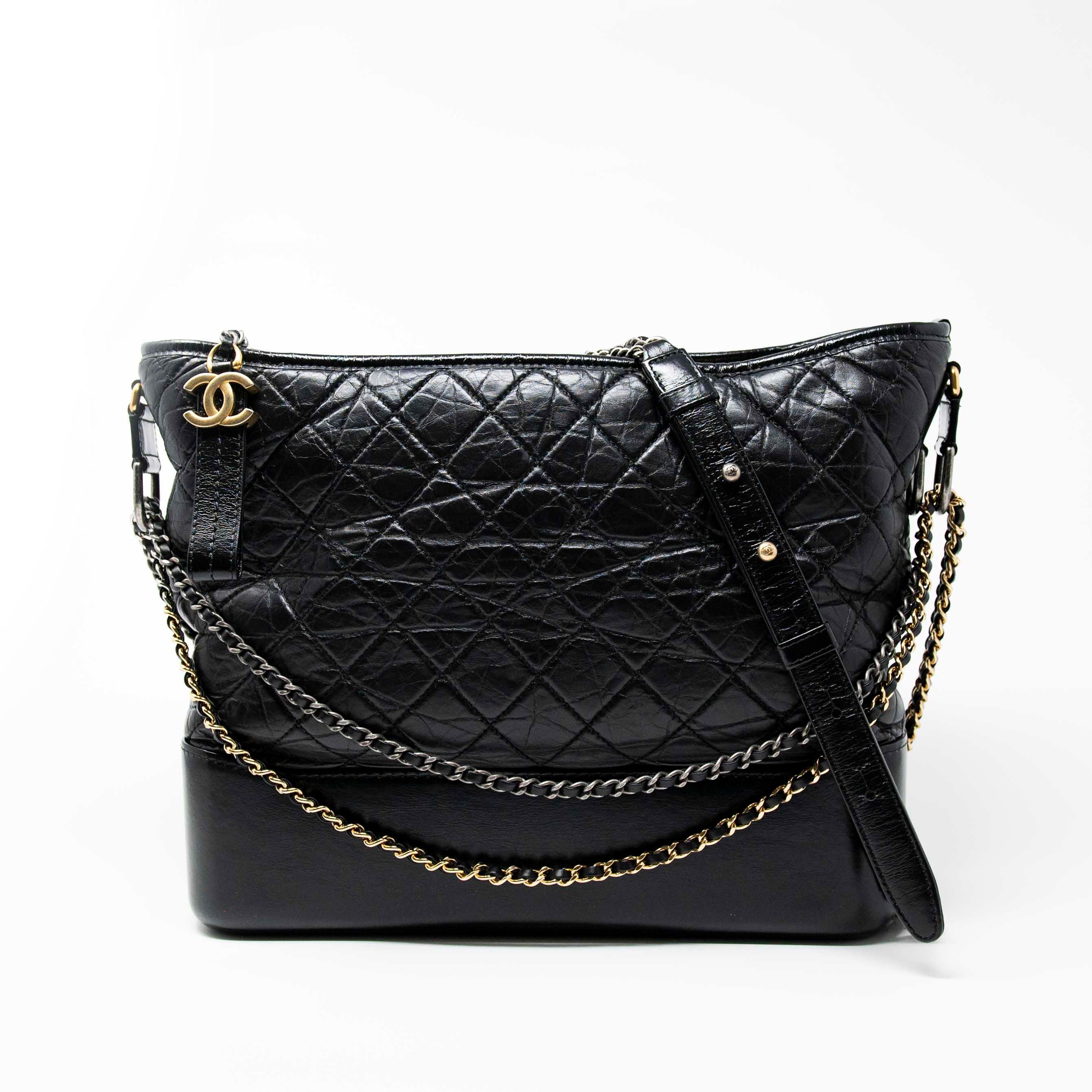 Chanel Black Large Gabrielle Hobo Bag - Luxury Designer Handbag for Women | Perfect for Everyday Use, Work & Special Occasions