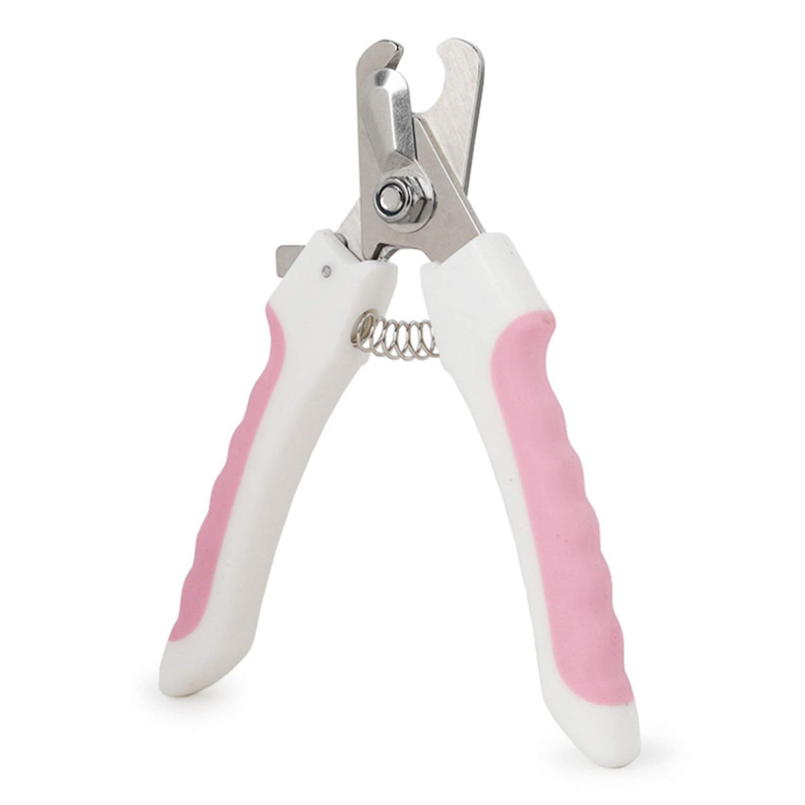 Professional Cat & Dog Nail Clippers - Stainless Steel Pet Grooming Kit with Safety Round Tip, Heavy Duty Titanium Coated Shears & Comb | Perfect for Home Pet Grooming & Nail Trimming Sessions
